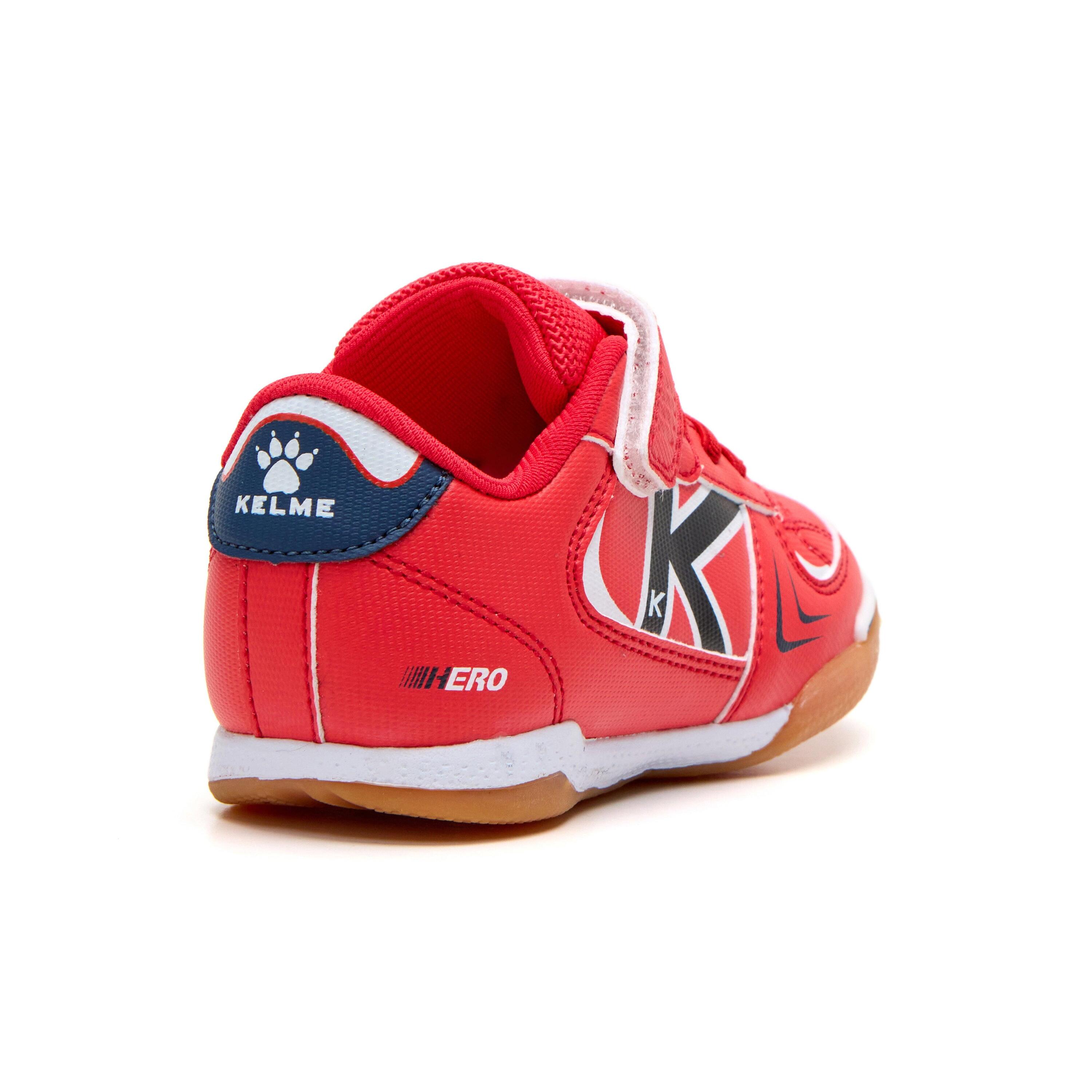 Kelme Zapatillas De Niño Hero Elastic Indoor Rojo Unisex 3/4