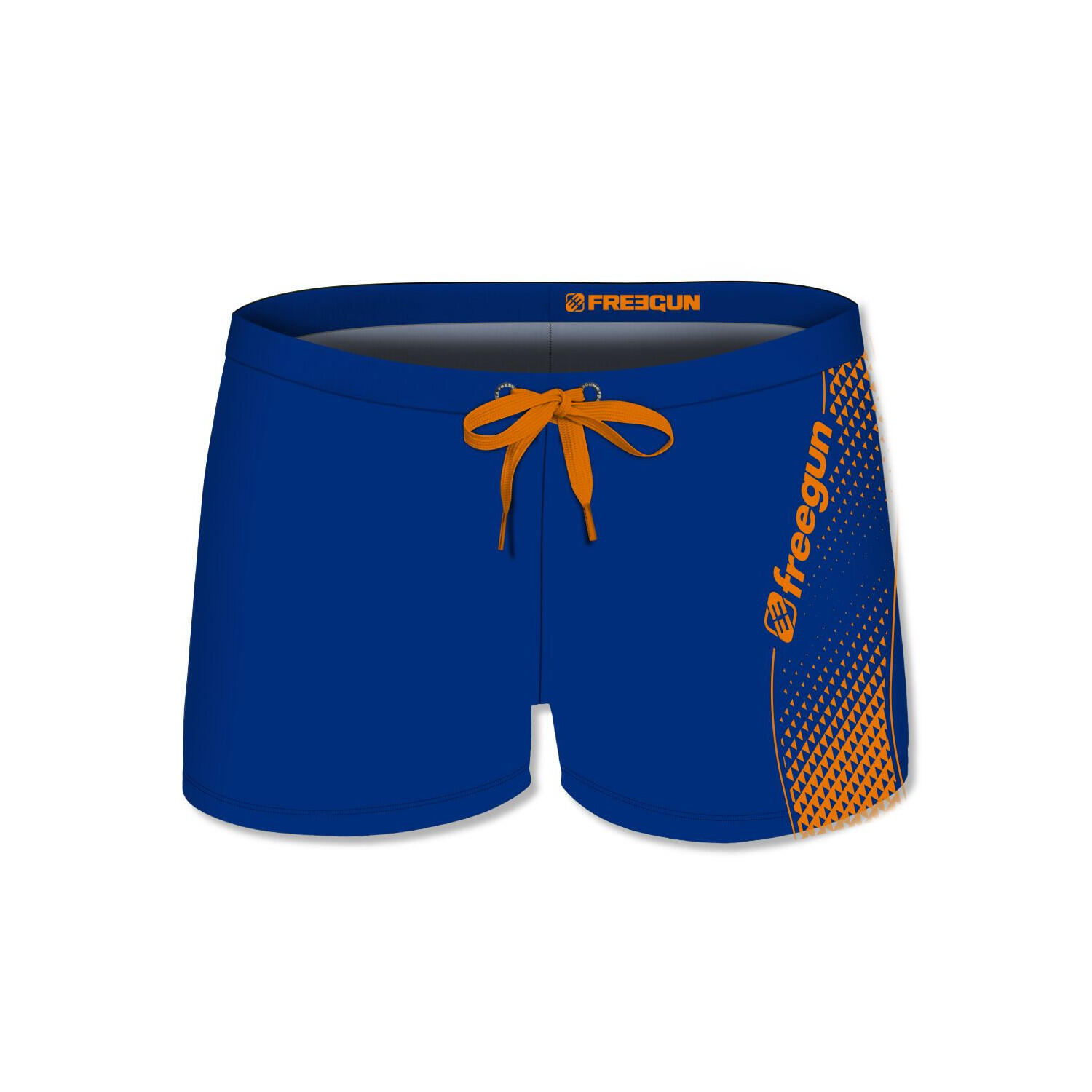 Boxer de bain enfant imprimé uni Blue 1/1