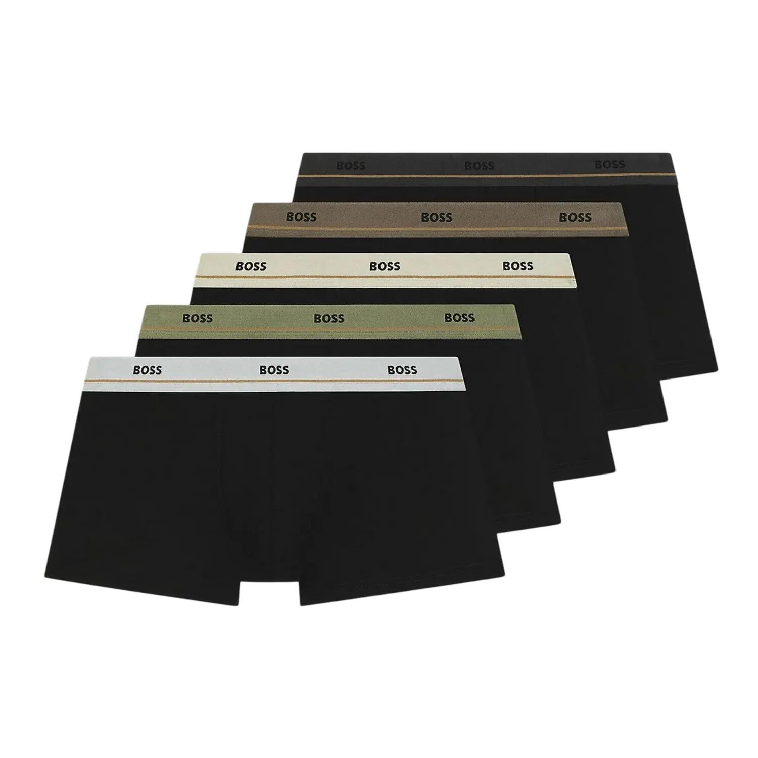 Boxer Semplice Uomo Misura Confezione 5 Boss Essentials Nero 2/3