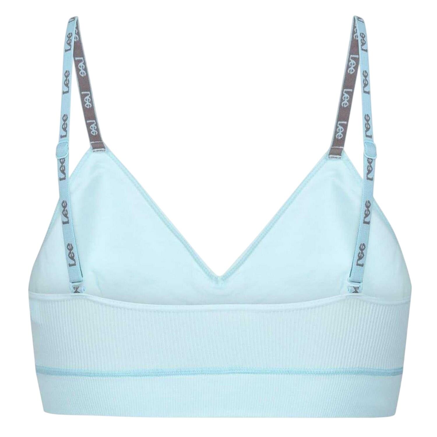 Bralette Scollo A V Donna Lee Alvina Blu Chiaro 2/4
