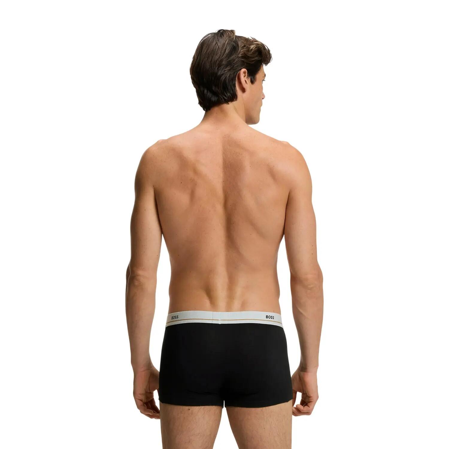 Boxer Semplice Uomo Misura Confezione 5 Boss Essentials Nero 3/3