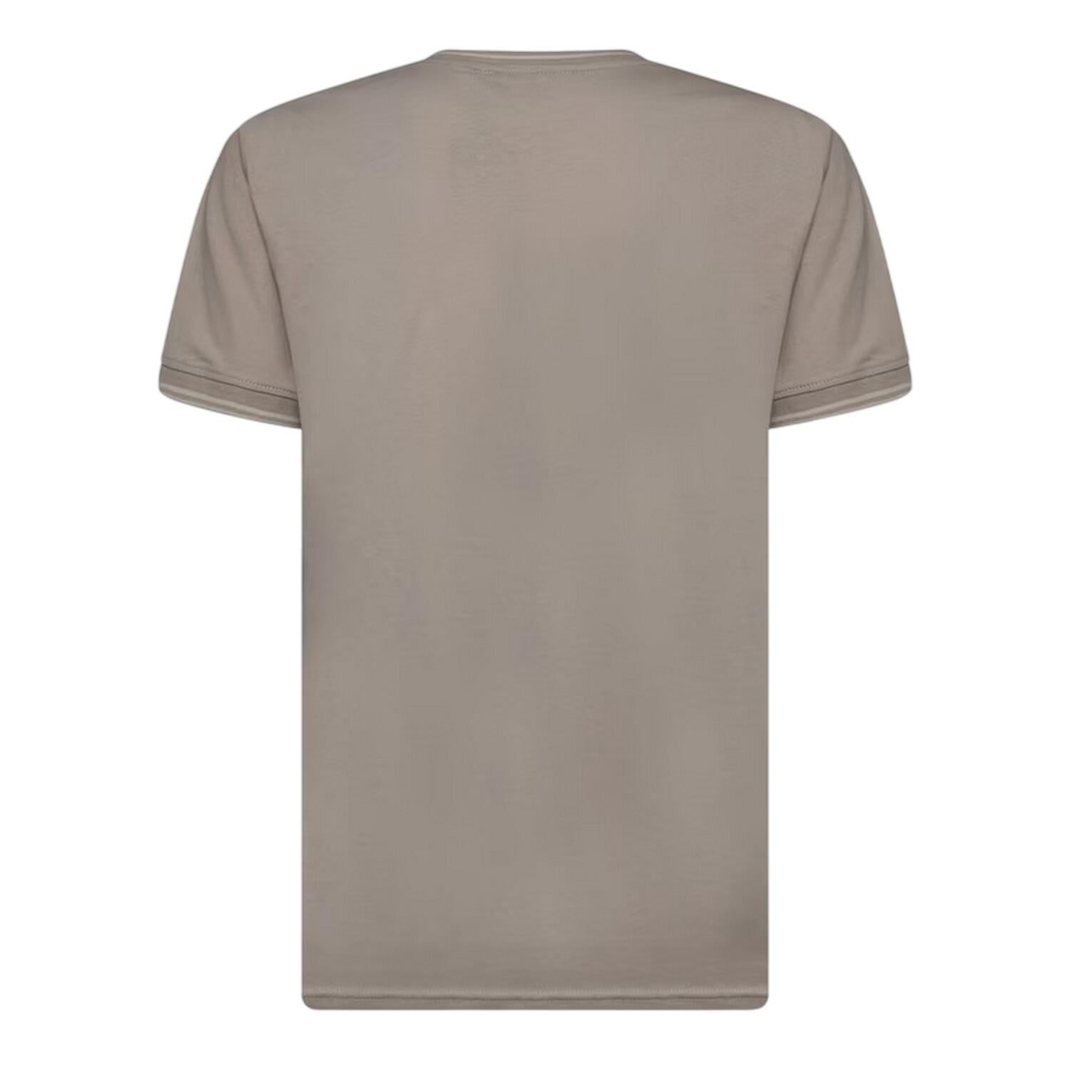 Tshirt Motif/style Rayures Contrastées PREECE Homme (Gris Pâle) 3/3