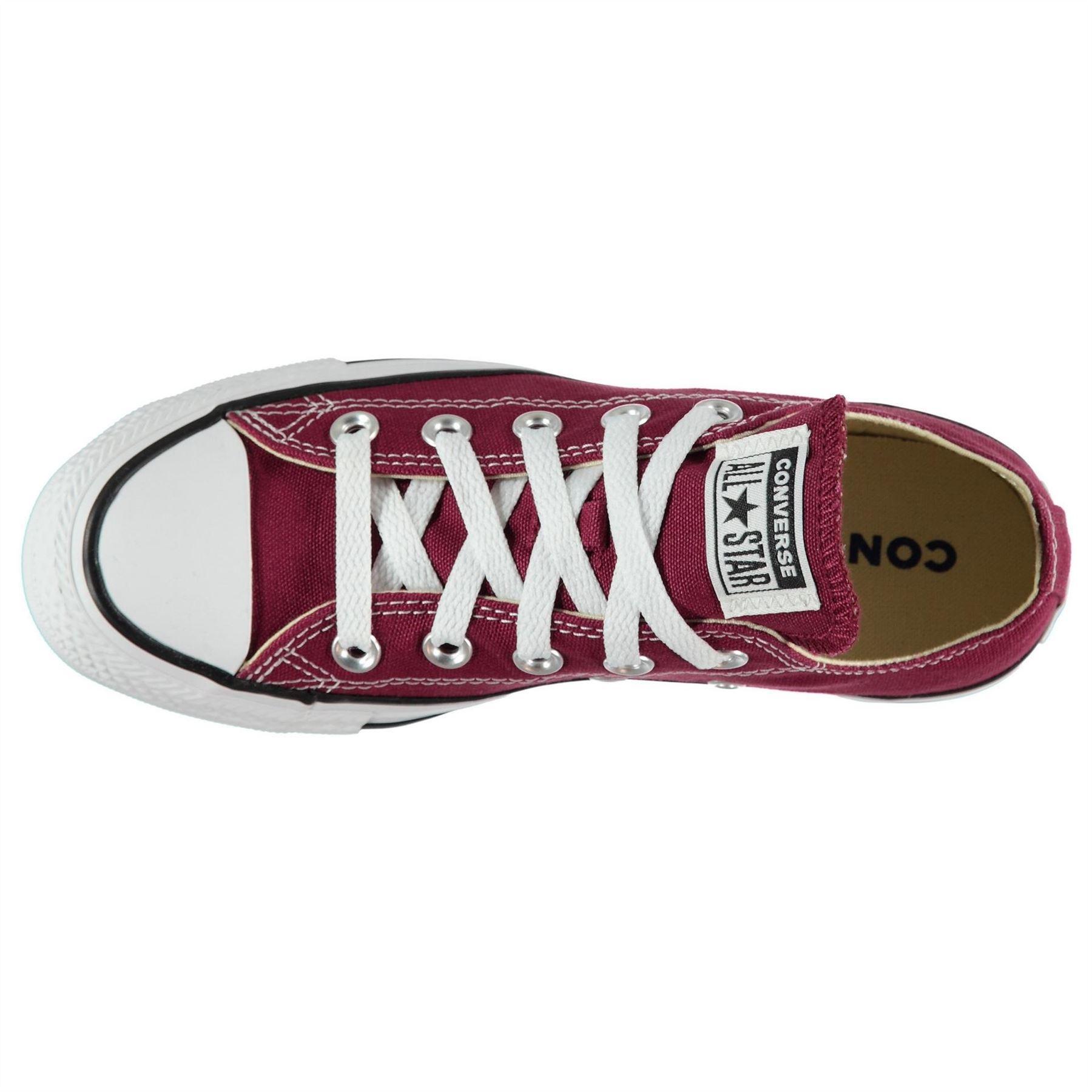 Baskets Motif/style Classique TAYLOR ALL STAR Adulte (Bordeaux Foncé) 3/3