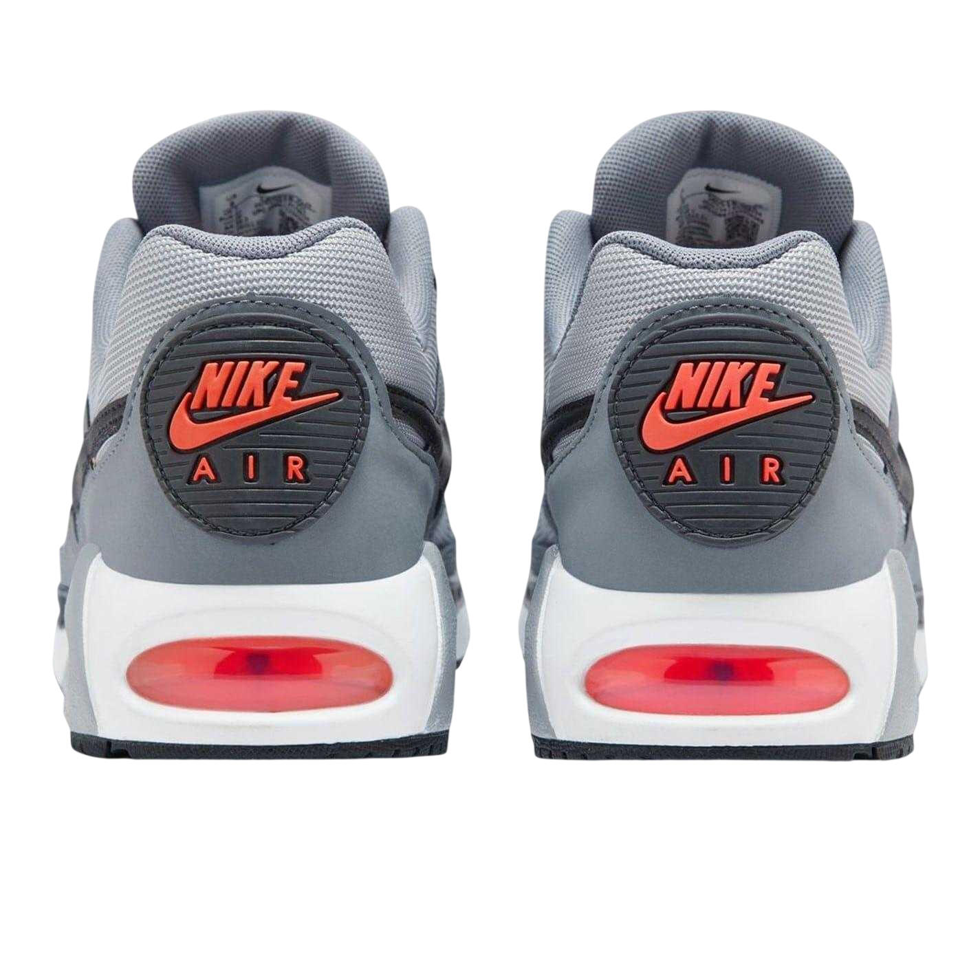 Mens Air Max Leather Trainers (Grey/Black/Red) 2/5