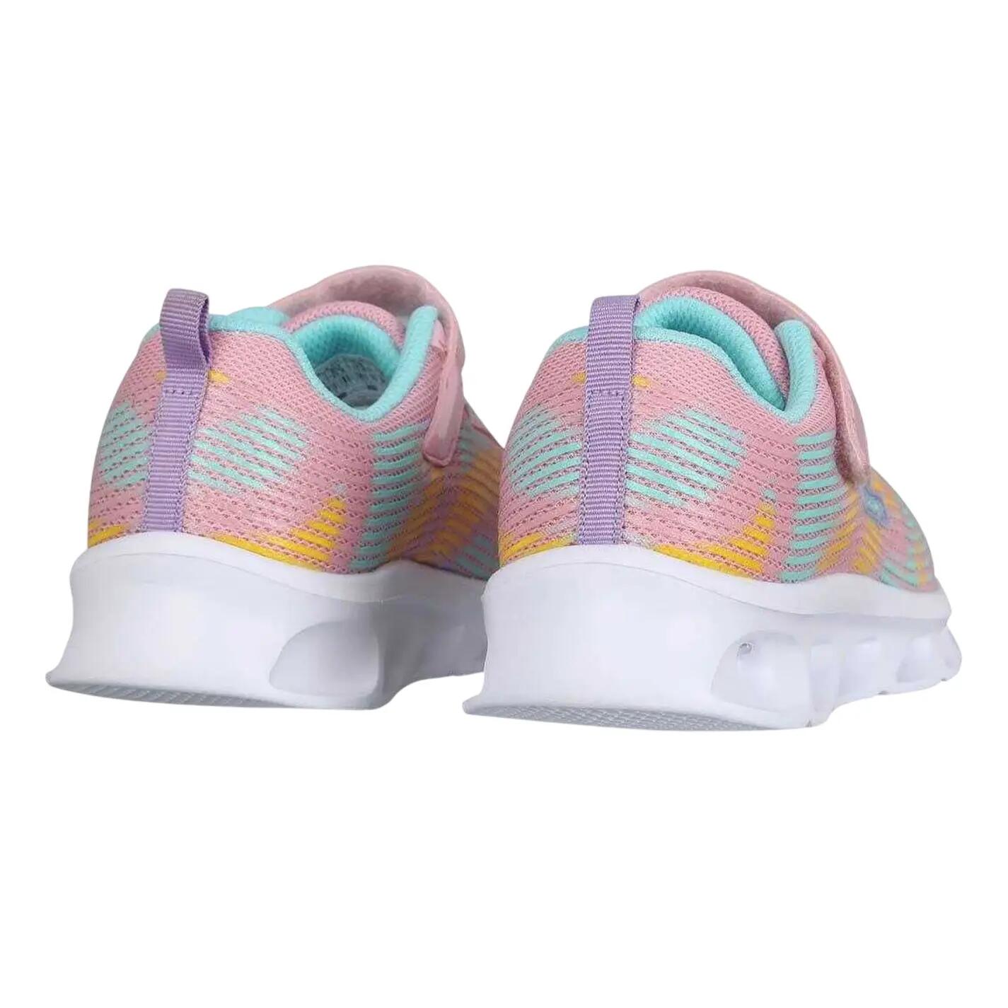 Scarpe Sportive LuminosoBambini Slazenger Alie 2.0 Rosa Multicolore 2/5