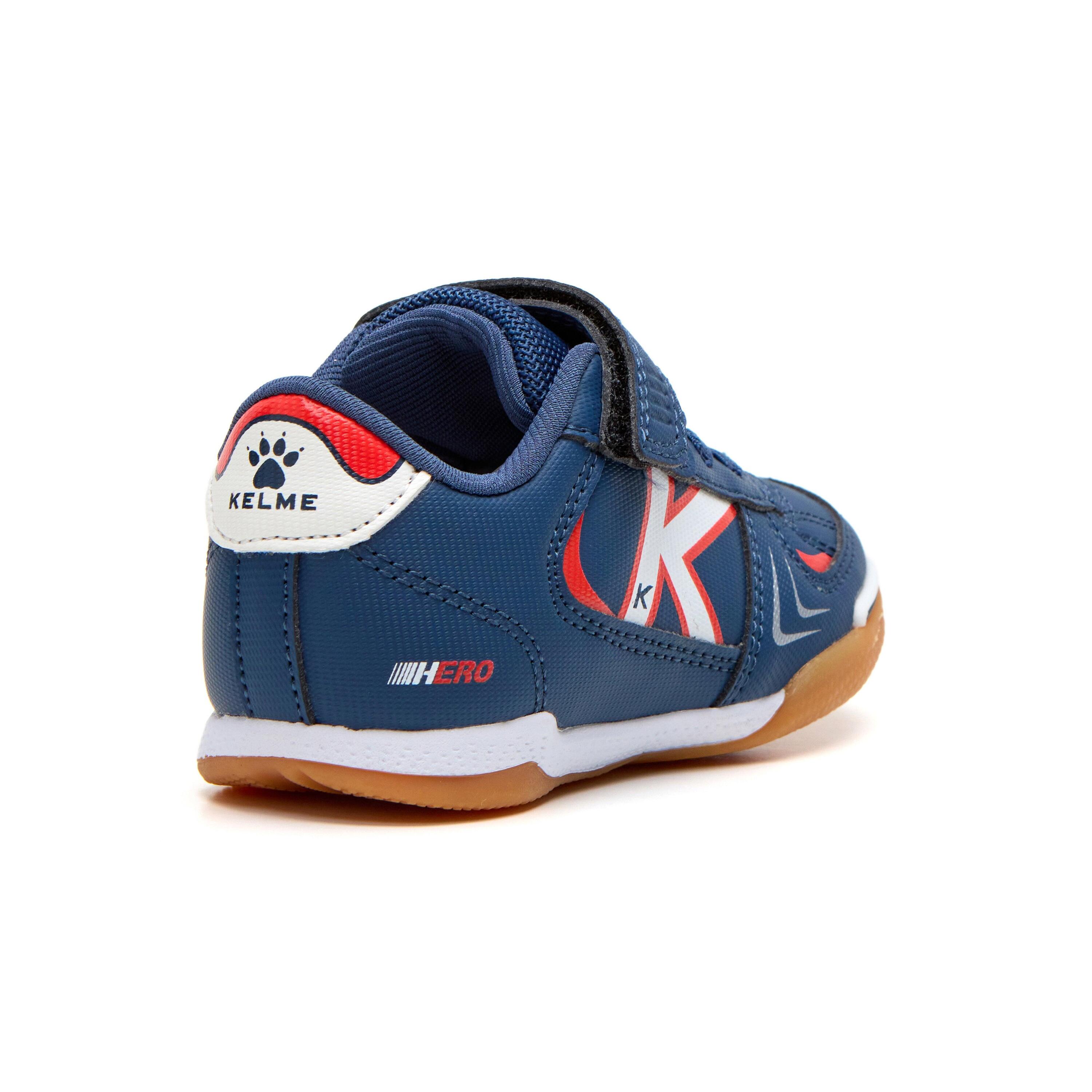 Kelme Zapatillas De Niño Hero Elastic Indoor Azul Unisex 3/4