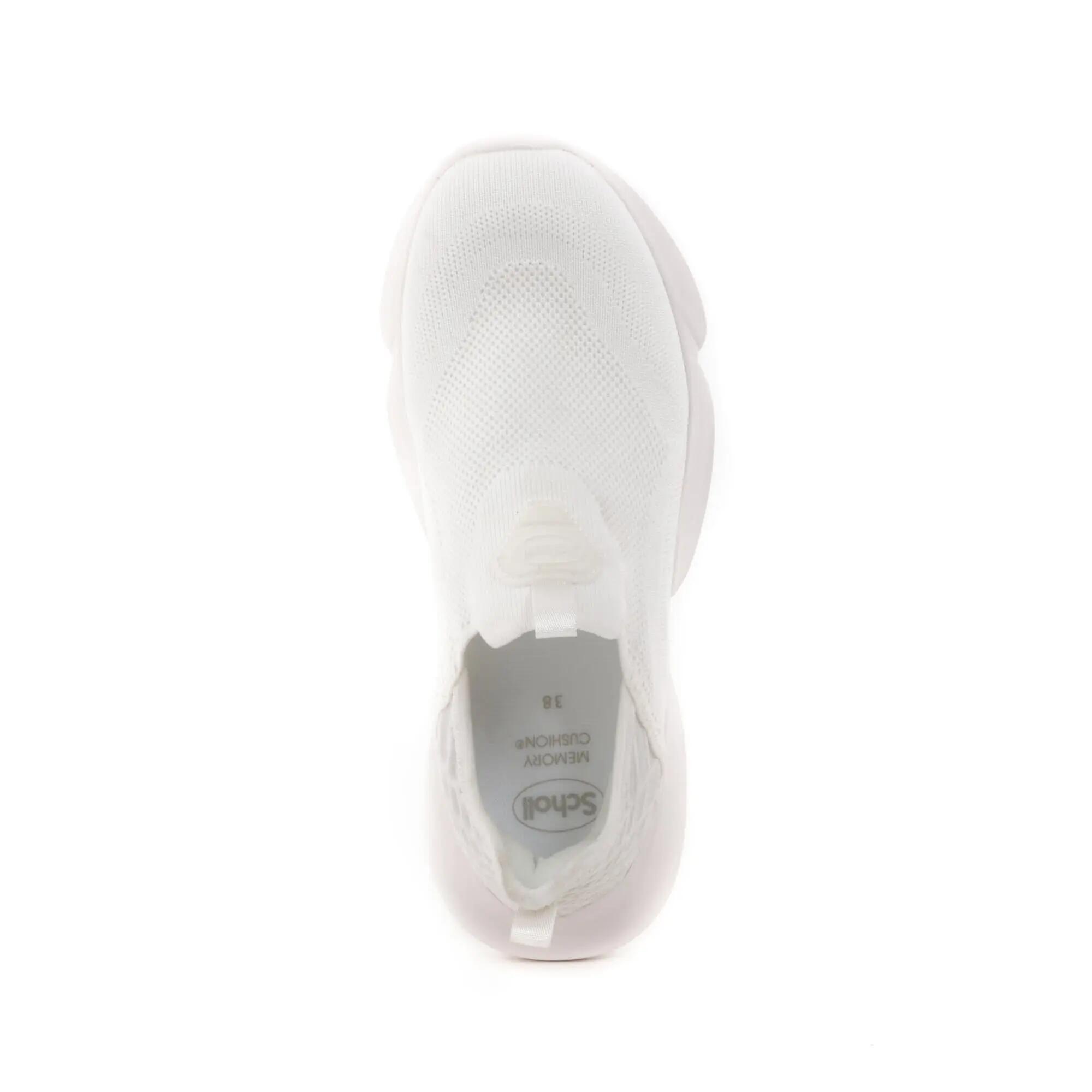 Damen Walking Sneaker Camden Sock Weiß 3/4