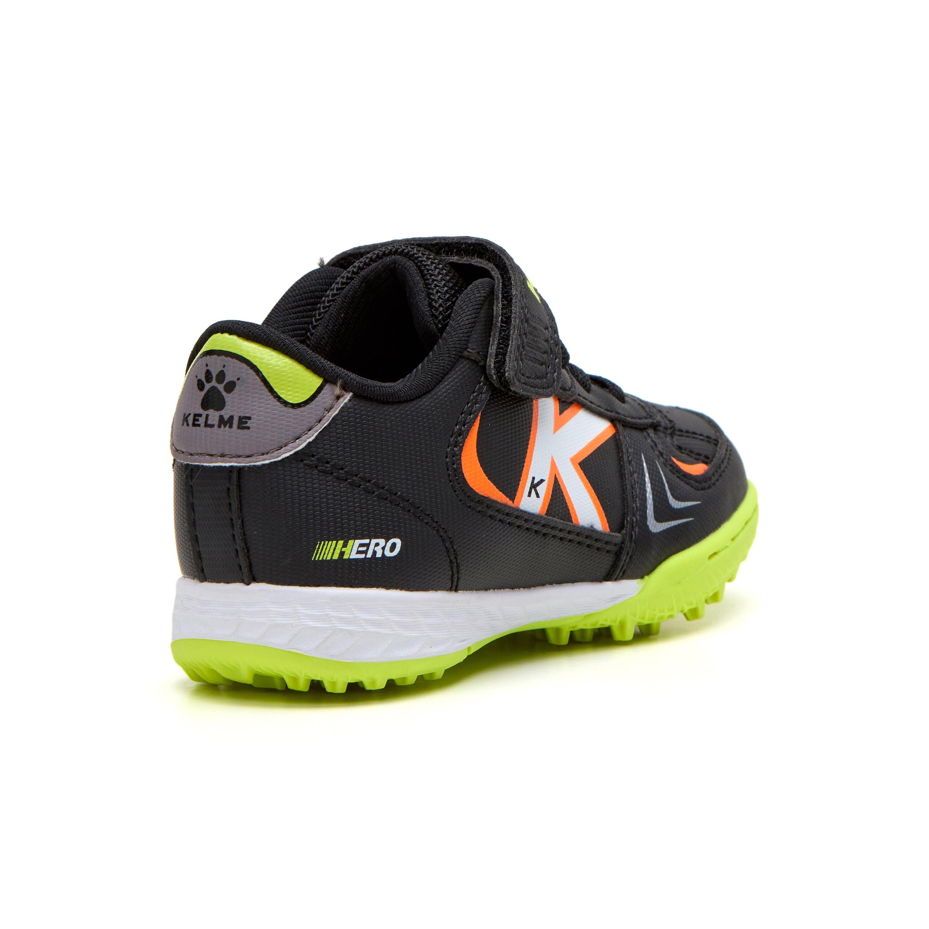 Kelme Zapatillas De Niño Hero Turf Elastic Negro Unisex 3/4