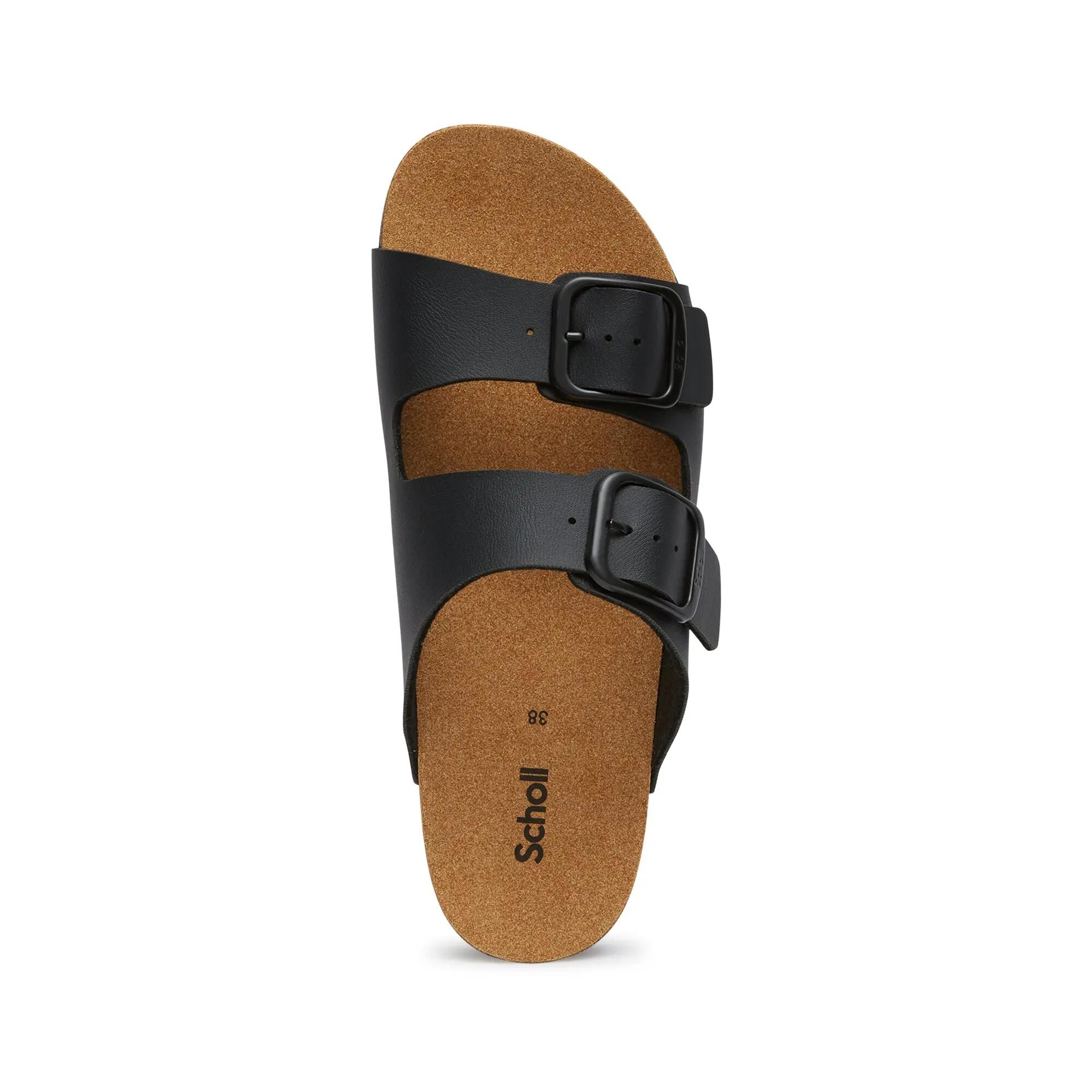 Damen Sandalen Jackie 2 Straps Schwarz 3/4