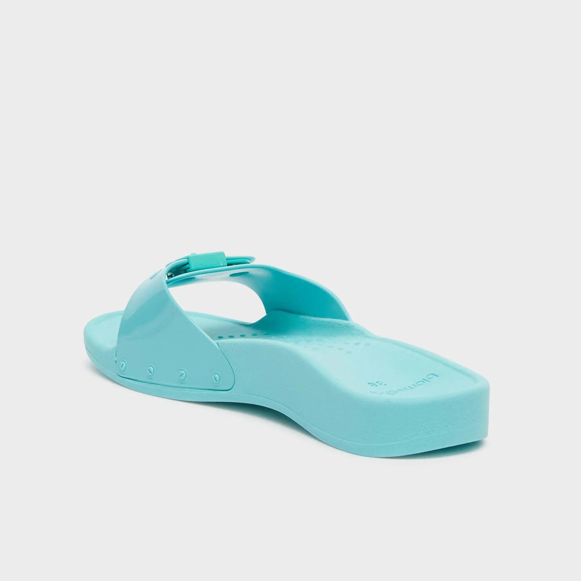 Badslippers Zwemmen dames Scholl Sun Tealblauw 4/4