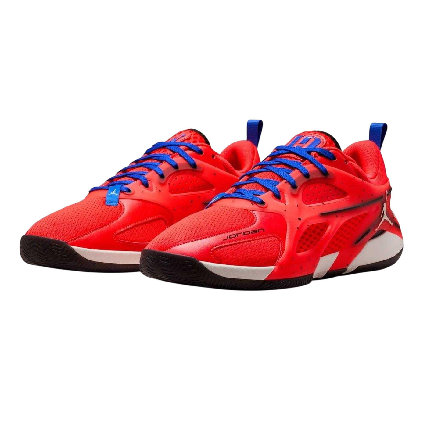 Mens Jordan Speckle Basketball Shoes (Red/Blue) 5/5
