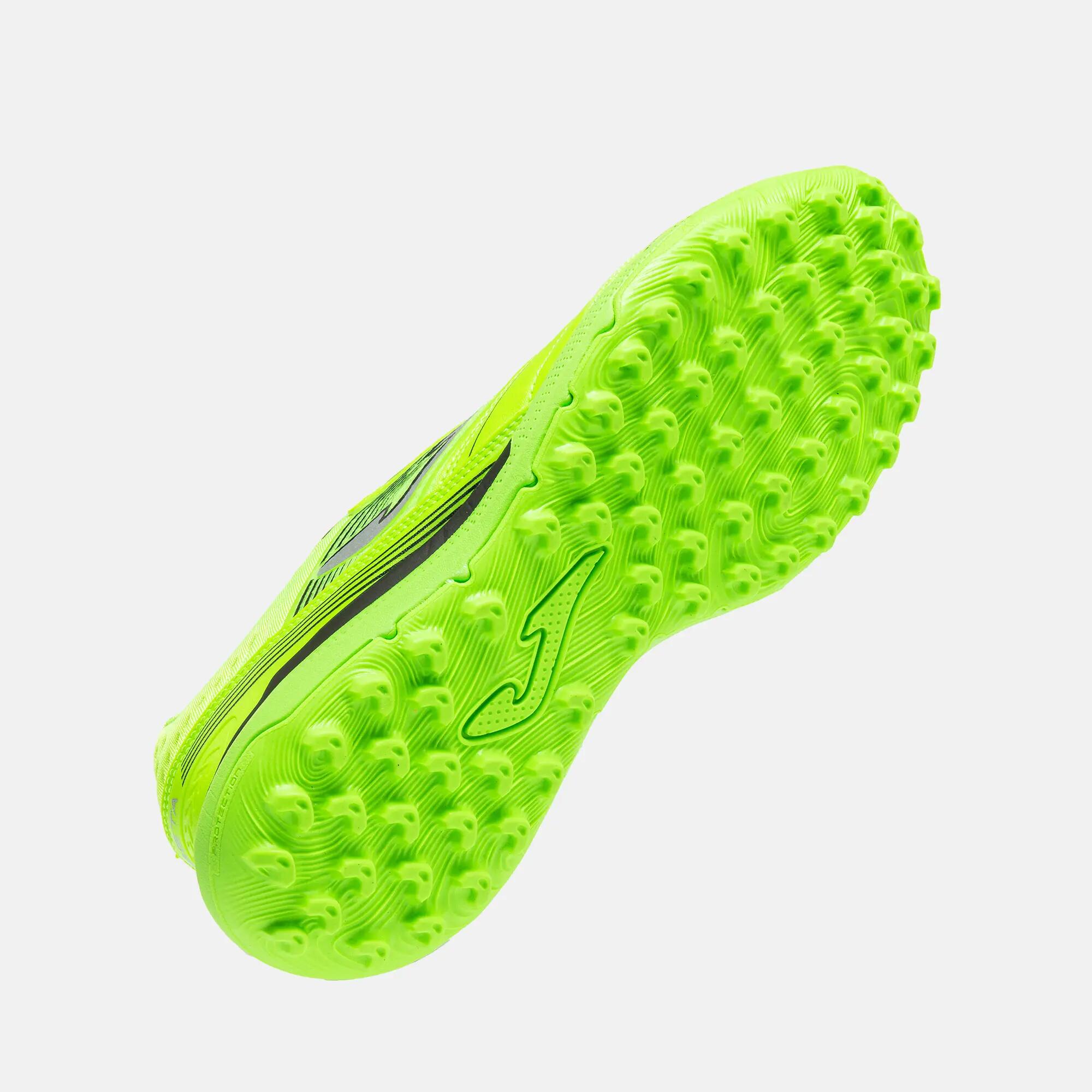 Chaussures Football Football Adulte Joma Gambeta 26 TF Vert Fluo 5/5