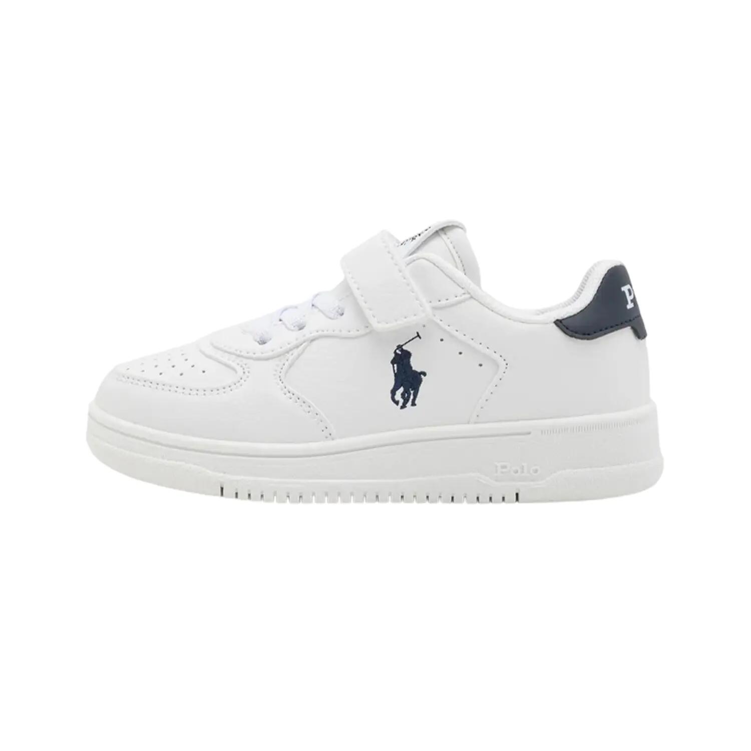 Decolleté PiattaNeonato Ralph Lauren Bianco Blu Navy 3/4