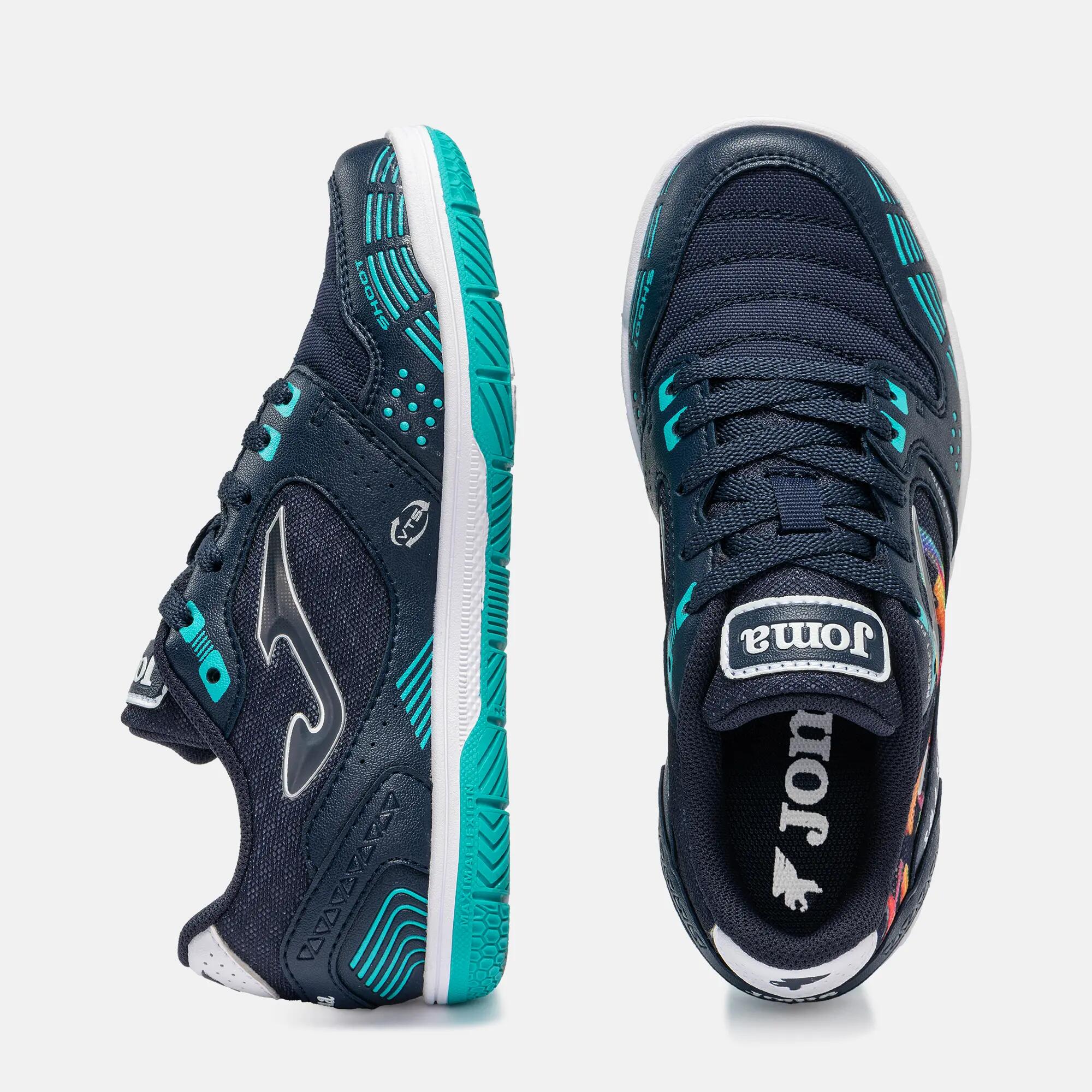 Sapatilhas Futsal Criança Joma Sala Max Jr 26 IN Azul Marinho 4/5