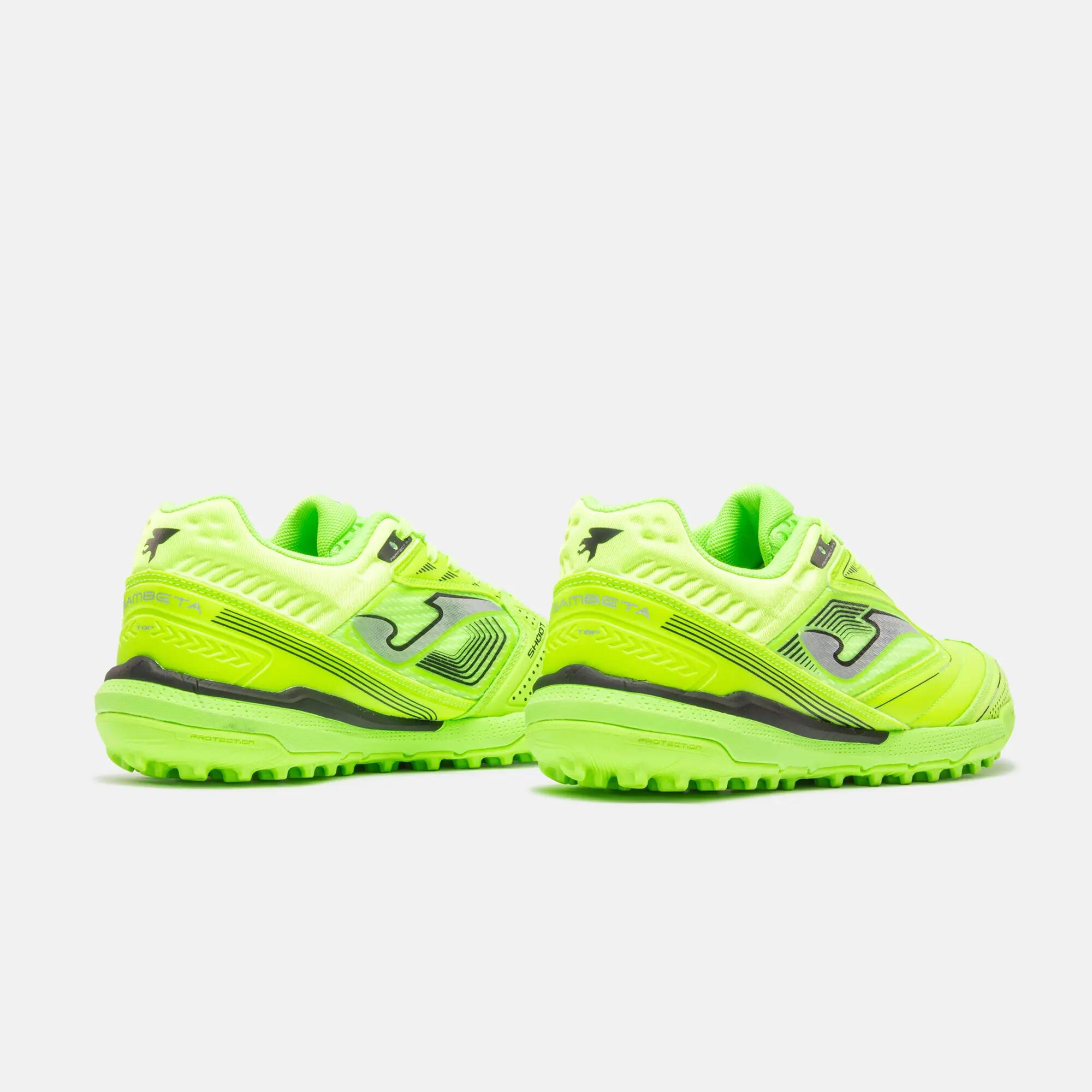 Chaussures Football Football Adulte Joma Gambeta 26 TF Vert Fluo 3/5