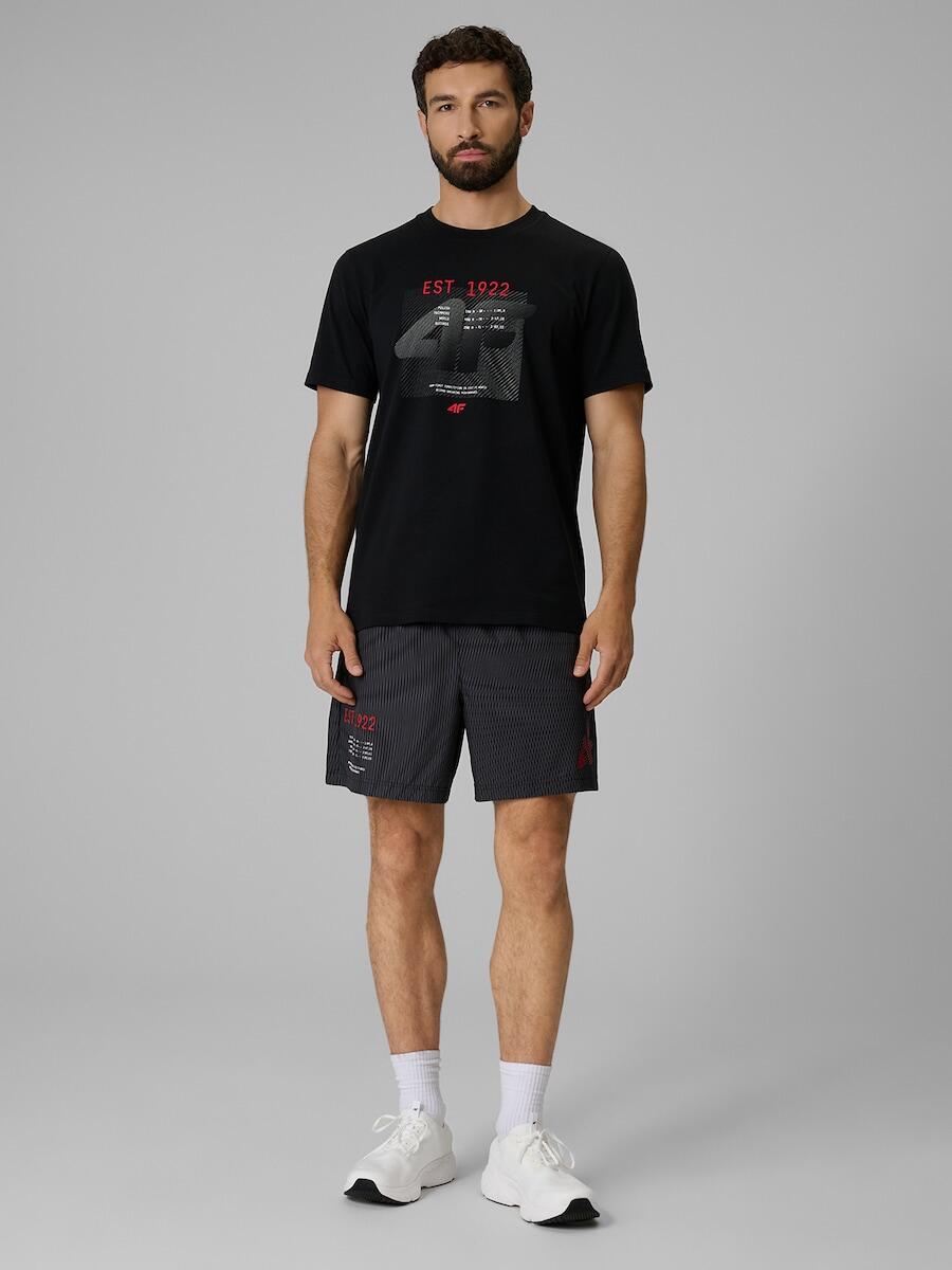 T-shirt bawełniany męski 4F 4FRSS26TTSHM4039 6/7