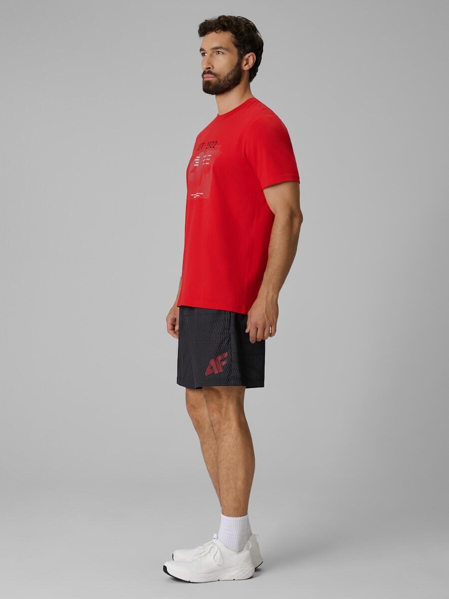 T-shirt bawełniany męski 4F 4FRSS26TTSHM4039 5/7