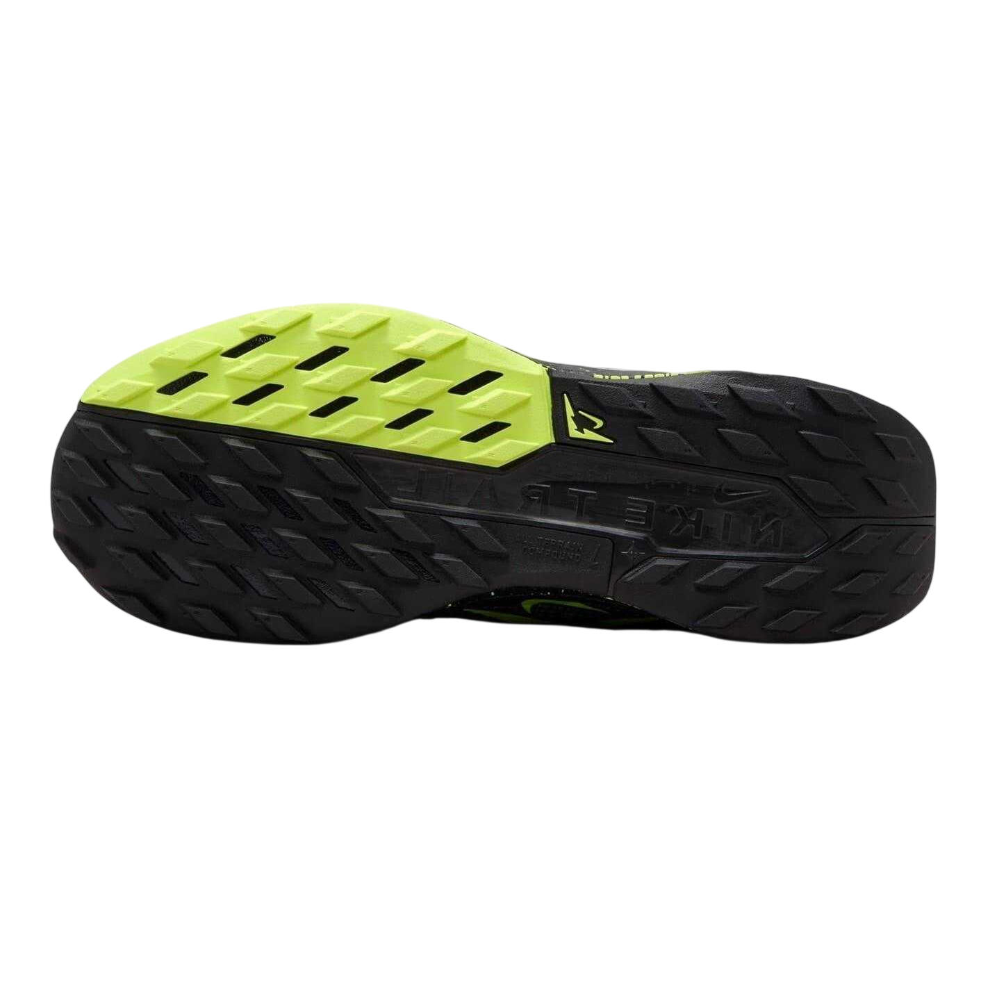 Chaussures PEGASUS TRAIL Femme (Noir / Vert Fluo) 3/4