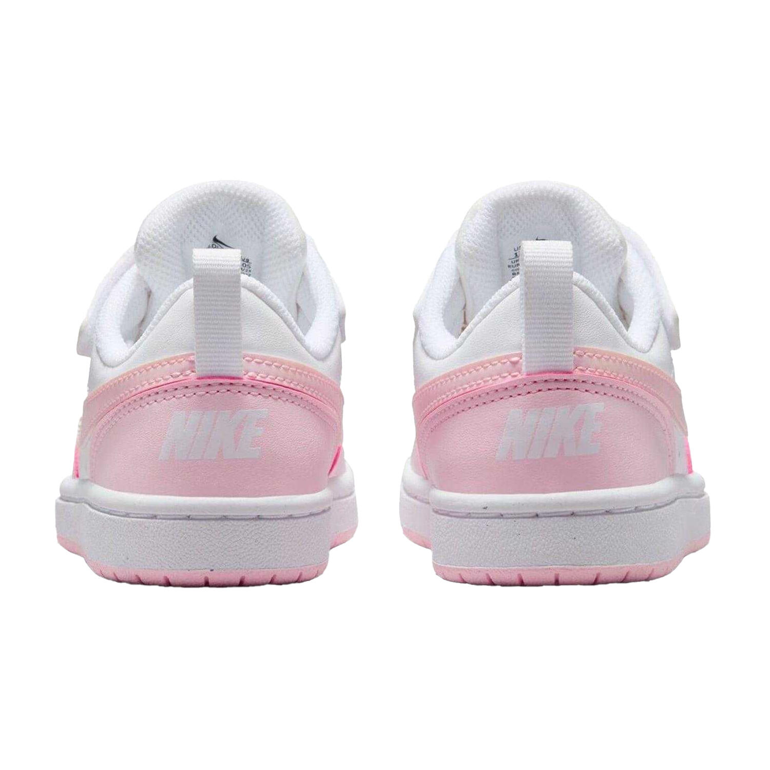 Baskets COURT BOROUGH Garçon (Blanc / Rose) 2/4