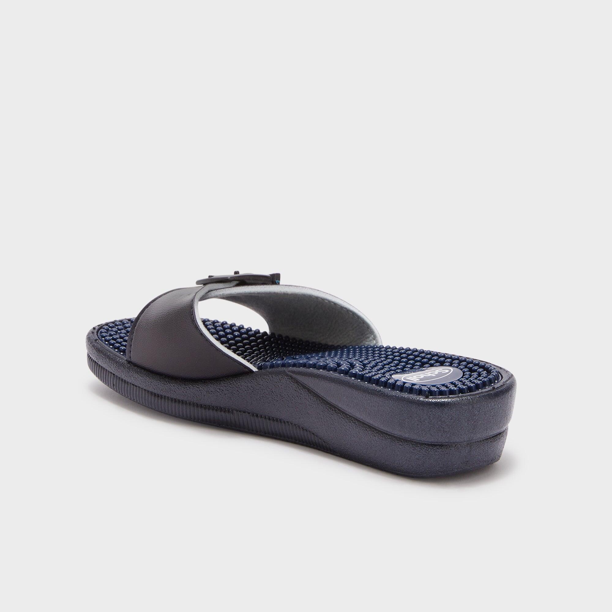 Mules Natation femme New Massage Bleu marine 4/4