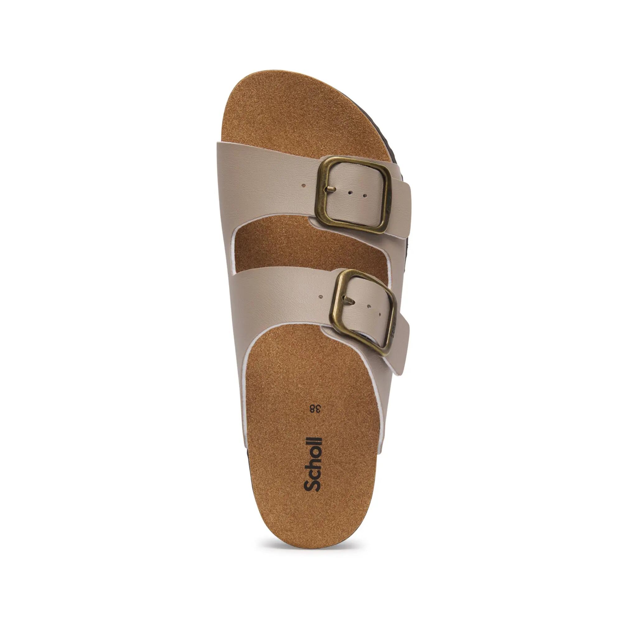 Damen Sandalen Jackie 2 Straps Taupe 3/4