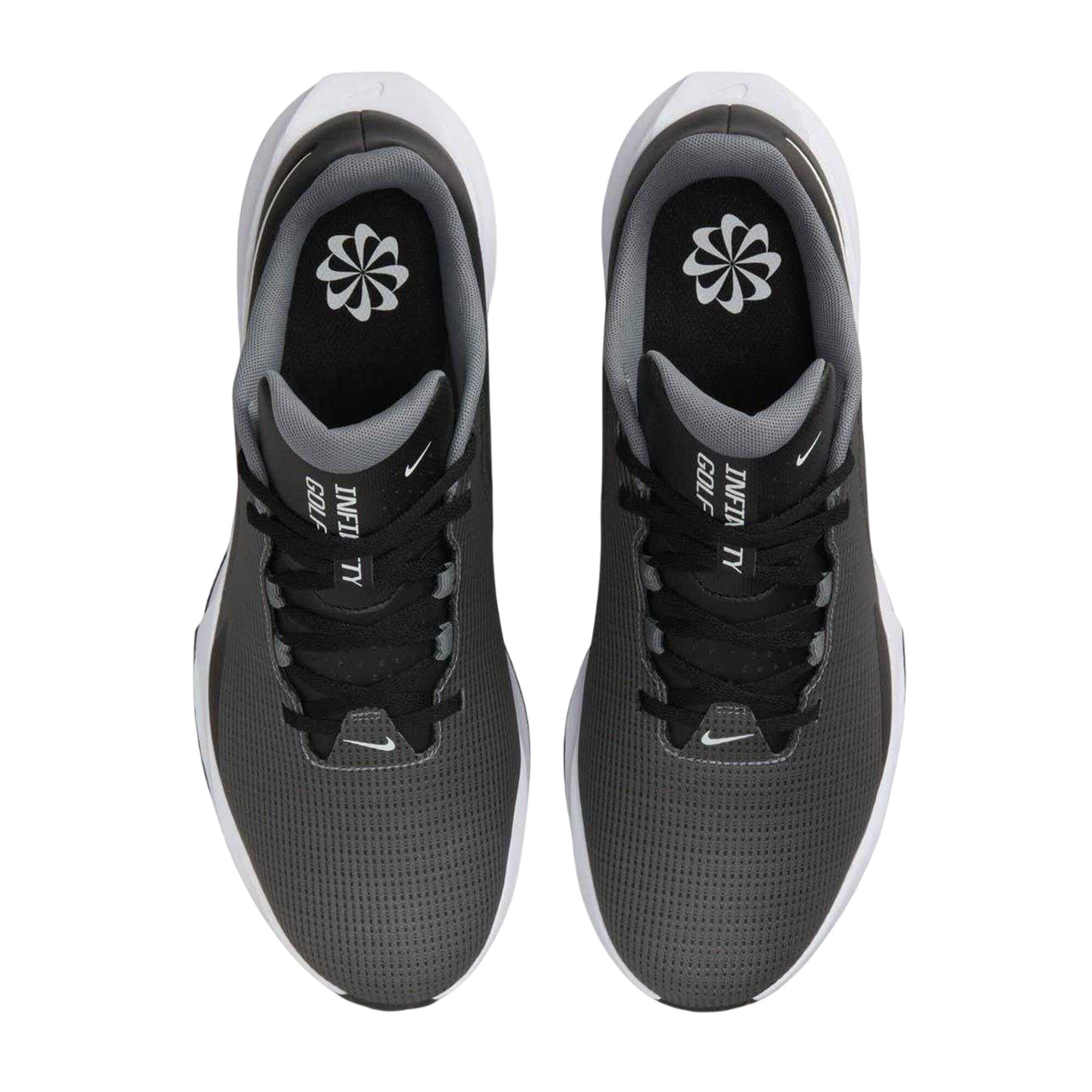 Scarpe Da Golf LogoUomo Nike Infinity G NN Nero Bianco 3/4