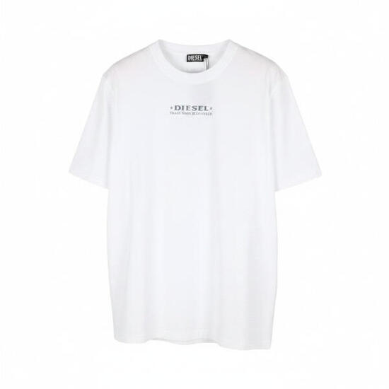 T-shirt - hommes - col rond manches courtes - t-just-l4 - blanc