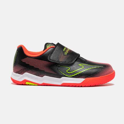 Zapatillas Fútbol Sala Niños Joma Supercopa Jr 26 IN Negro