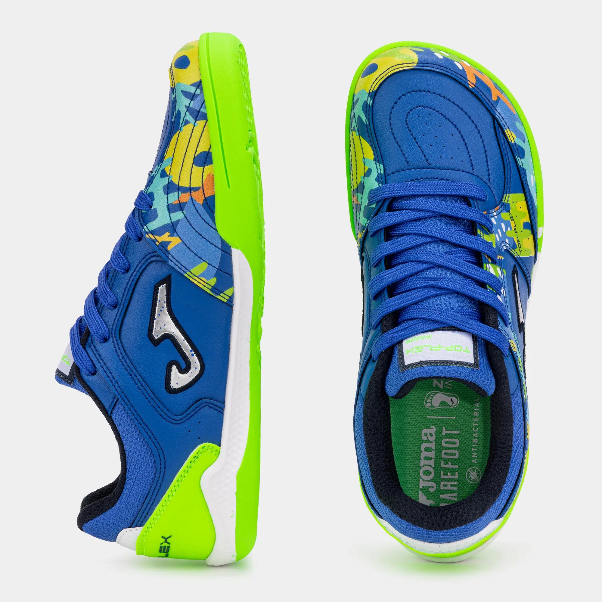 Zapatillas Fútbol Sala Niños Joma Top Flex Junior Barefoot 26 IN Royal 4/5