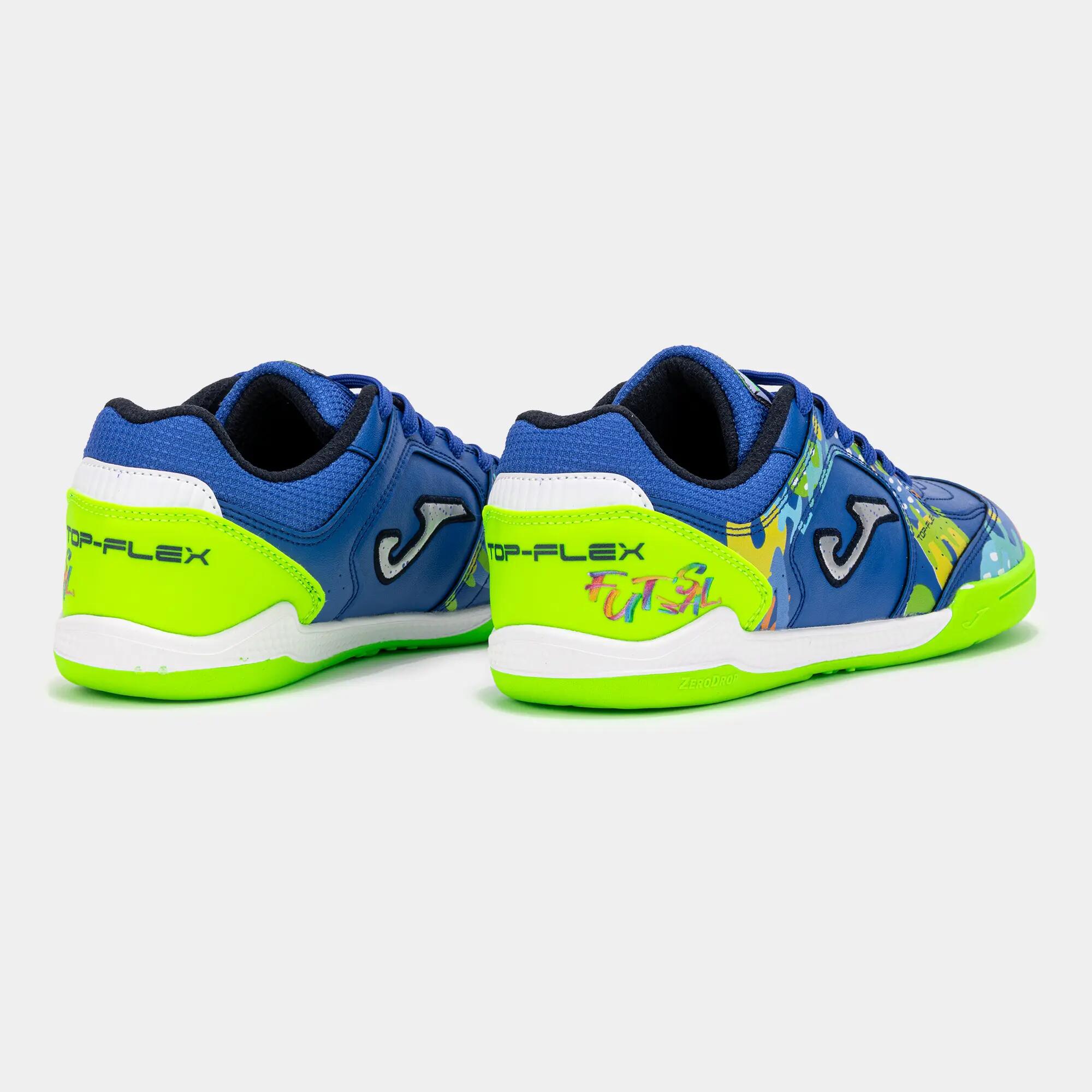 Zapatillas Fútbol Sala Niños Joma Top Flex Junior Barefoot 26 IN Royal 3/5