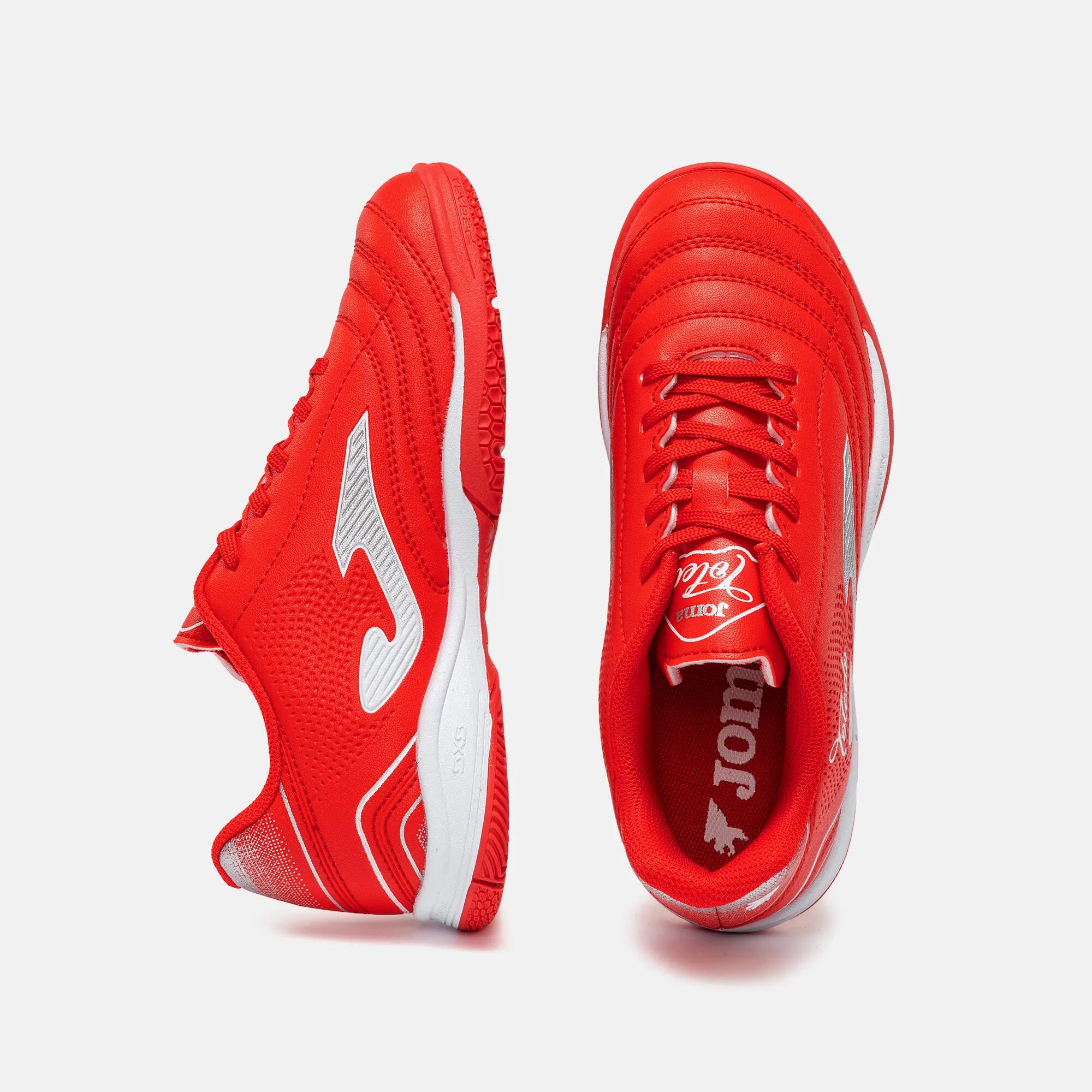 Chaussures Futsal Enfants Joma Toledo Jr 26 IN Rouge 3/4