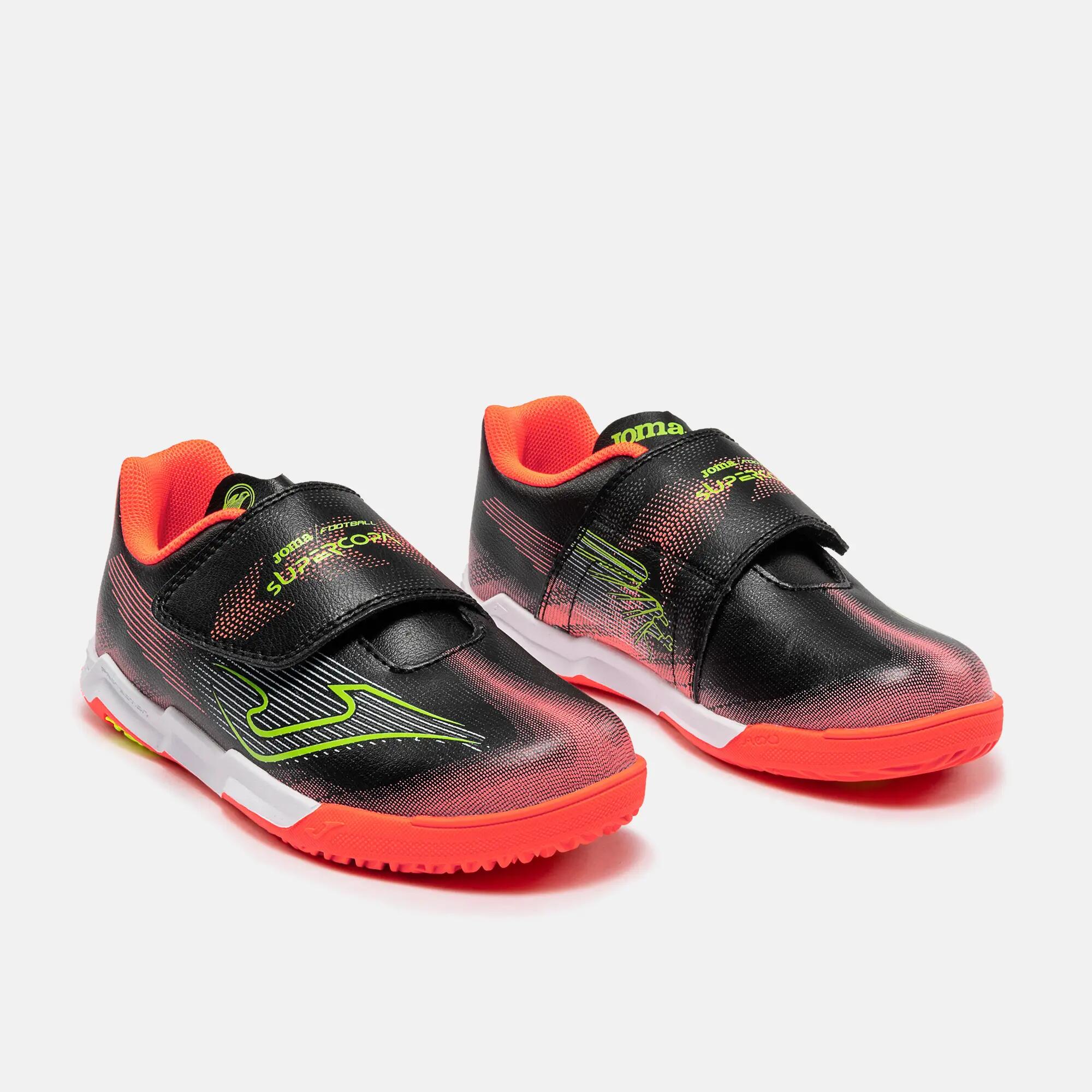 Zapatillas Fútbol Sala Niños Joma Supercopa Jr 26 IN Negro 2/5