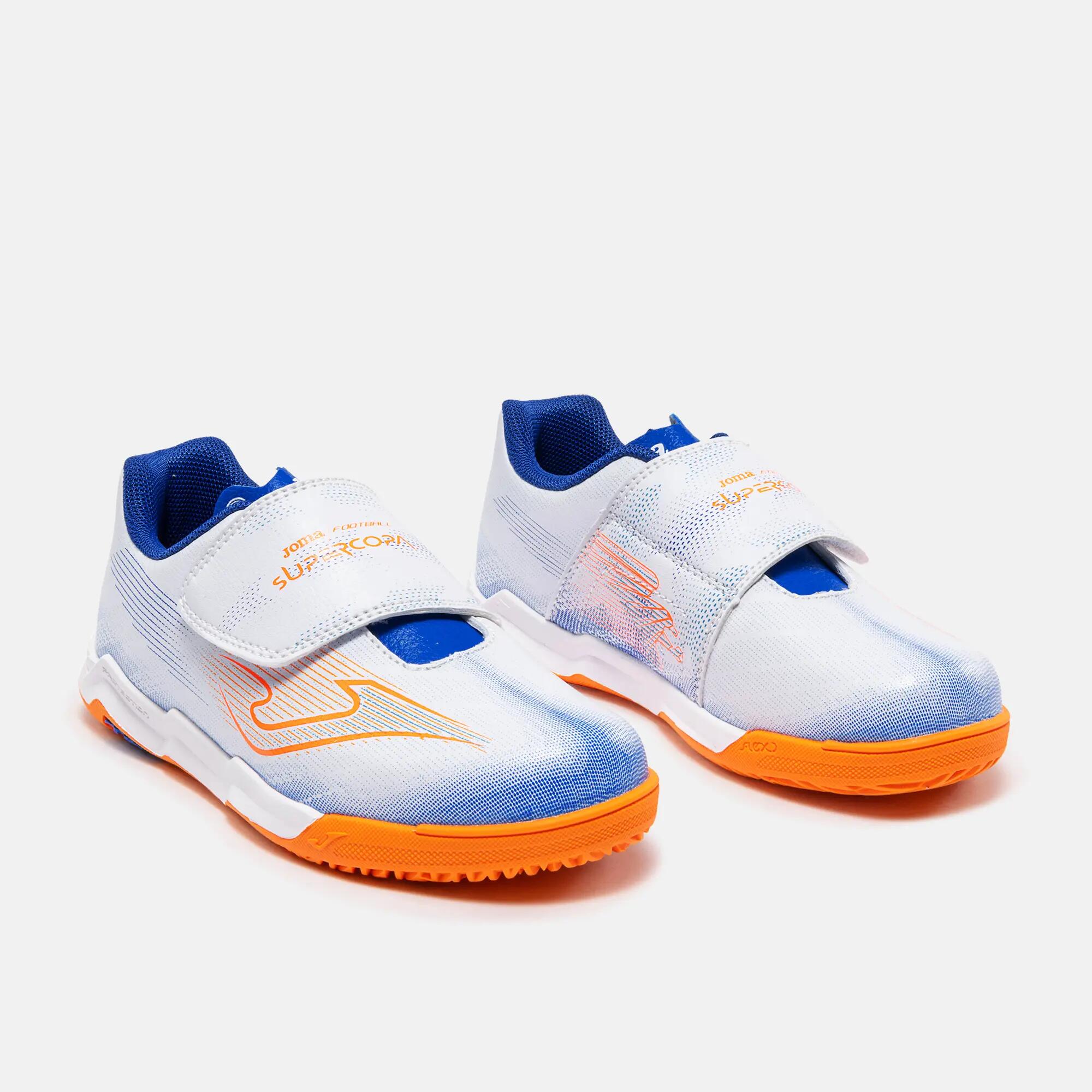 Zapatillas Fútbol Sala Niños Joma Supercopa Jr 26 IN Blanco 2/2