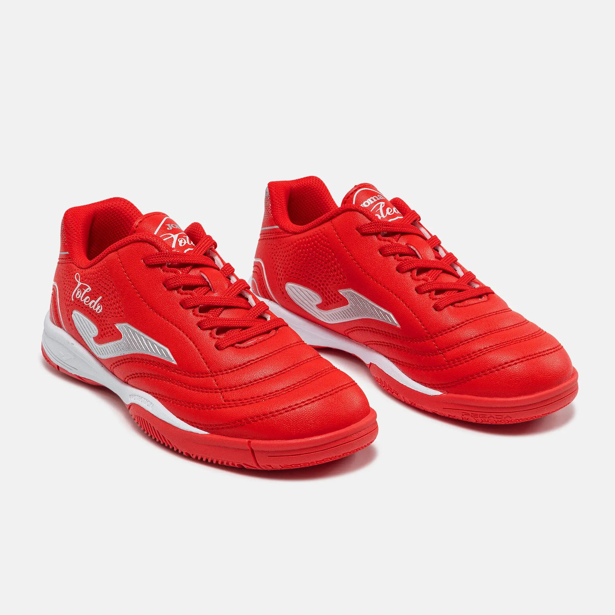 Chaussures Futsal Enfants Joma Toledo Jr 26 IN Rouge 2/4