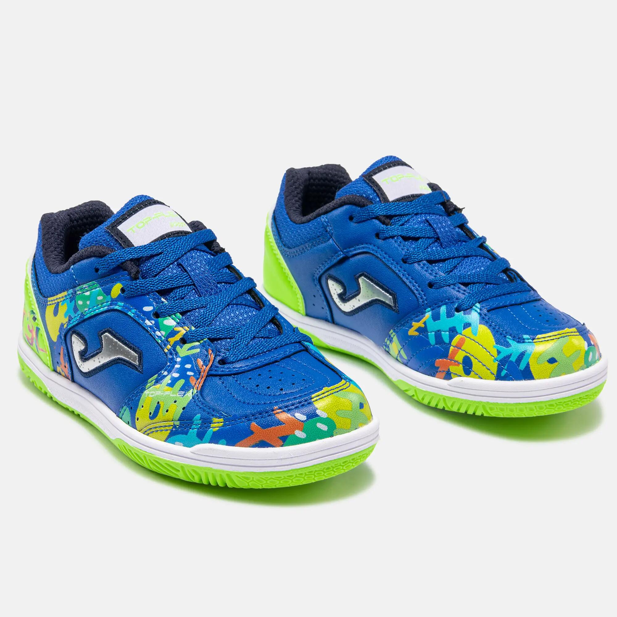 Zapatillas Fútbol Sala Niños Joma Top Flex Jr 26 IN Royal 2/5