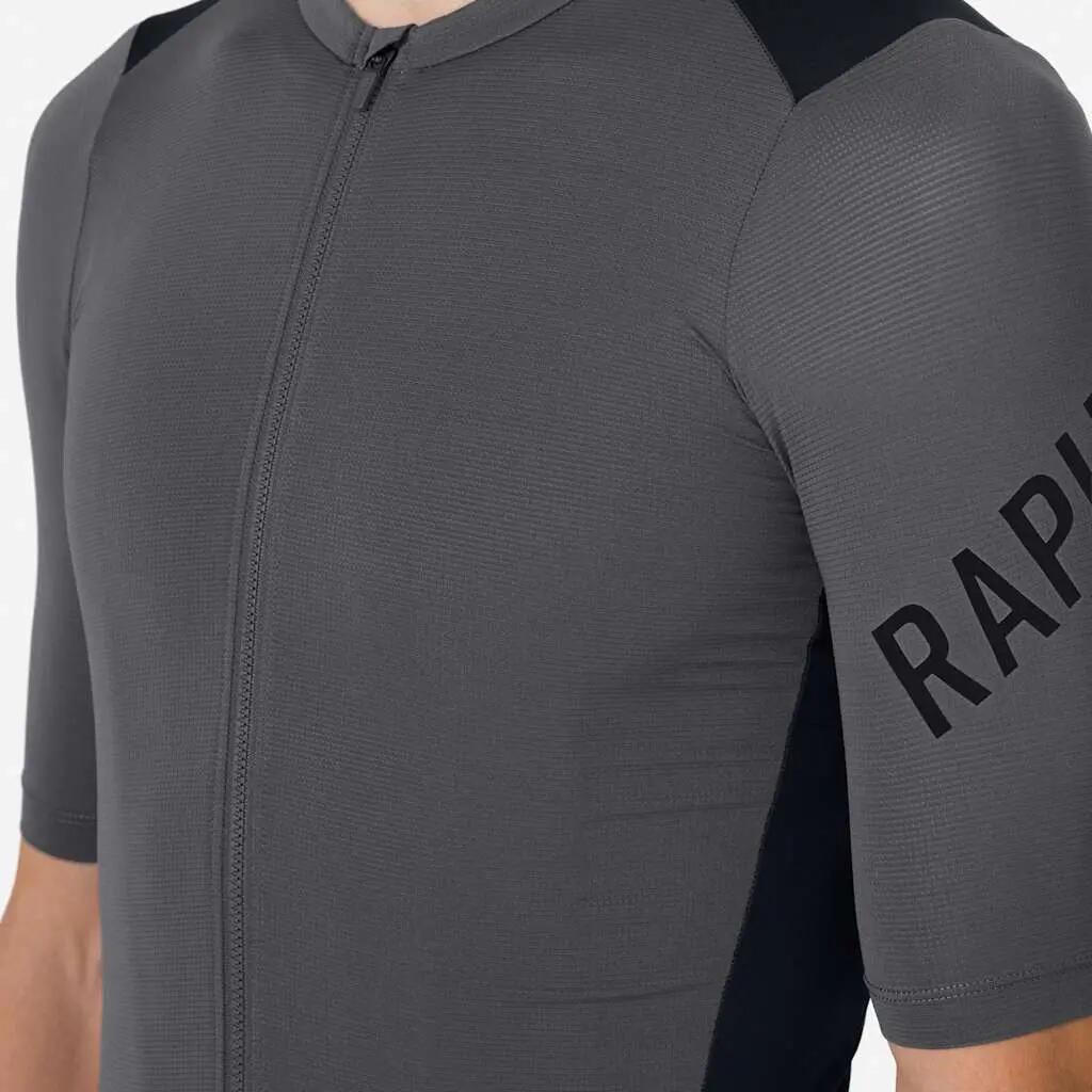 Maillot de entrenamiento de manga corta Rapha Pro Team Gris/Negro, Hombre 4/6