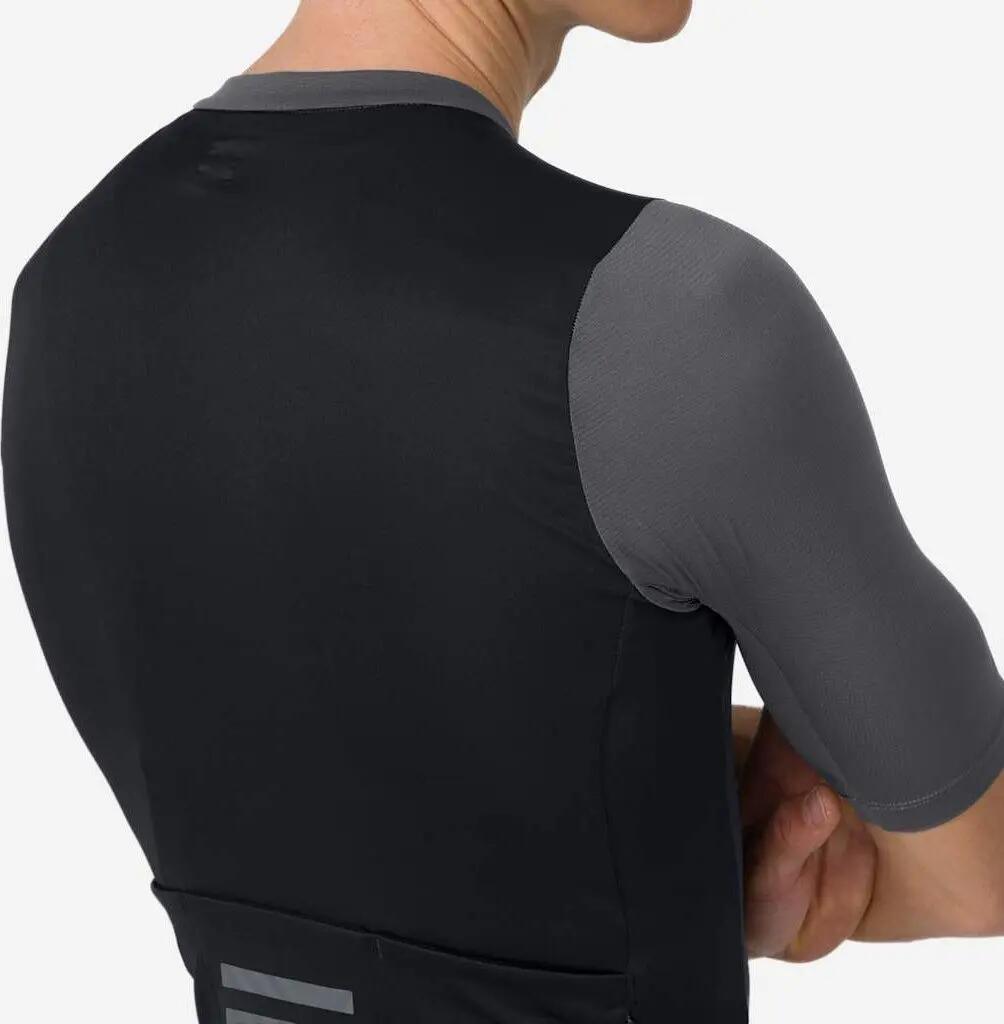 Maillot de entrenamiento de manga corta Rapha Pro Team Gris/Negro, Hombre 3/6