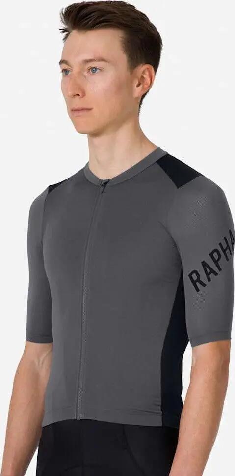Maillot de entrenamiento de manga corta Rapha Pro Team Gris/Negro, Hombre 2/6