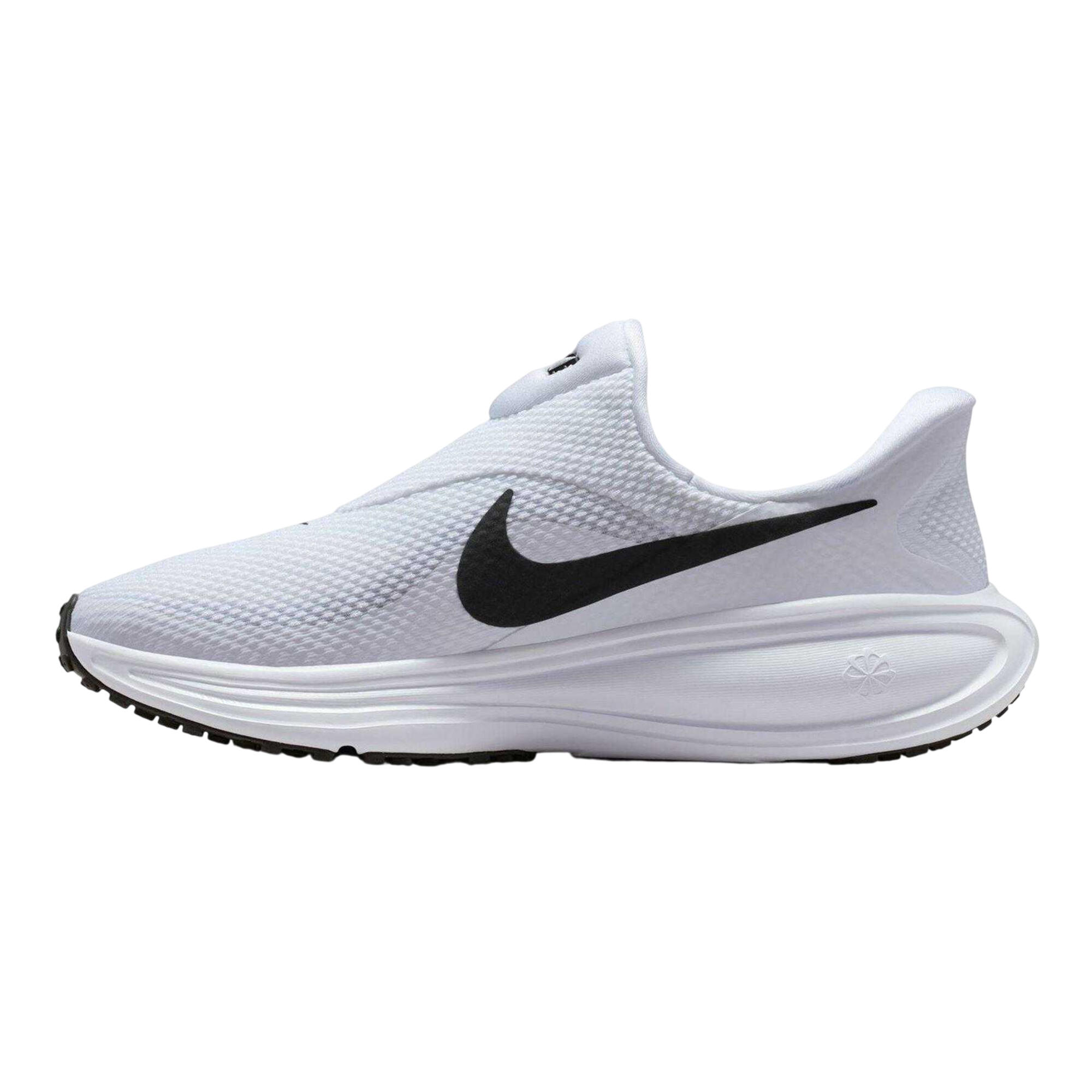 Baskets Motif/style Logo REVOLUTION Femme (Blanc / Noir) 3/4