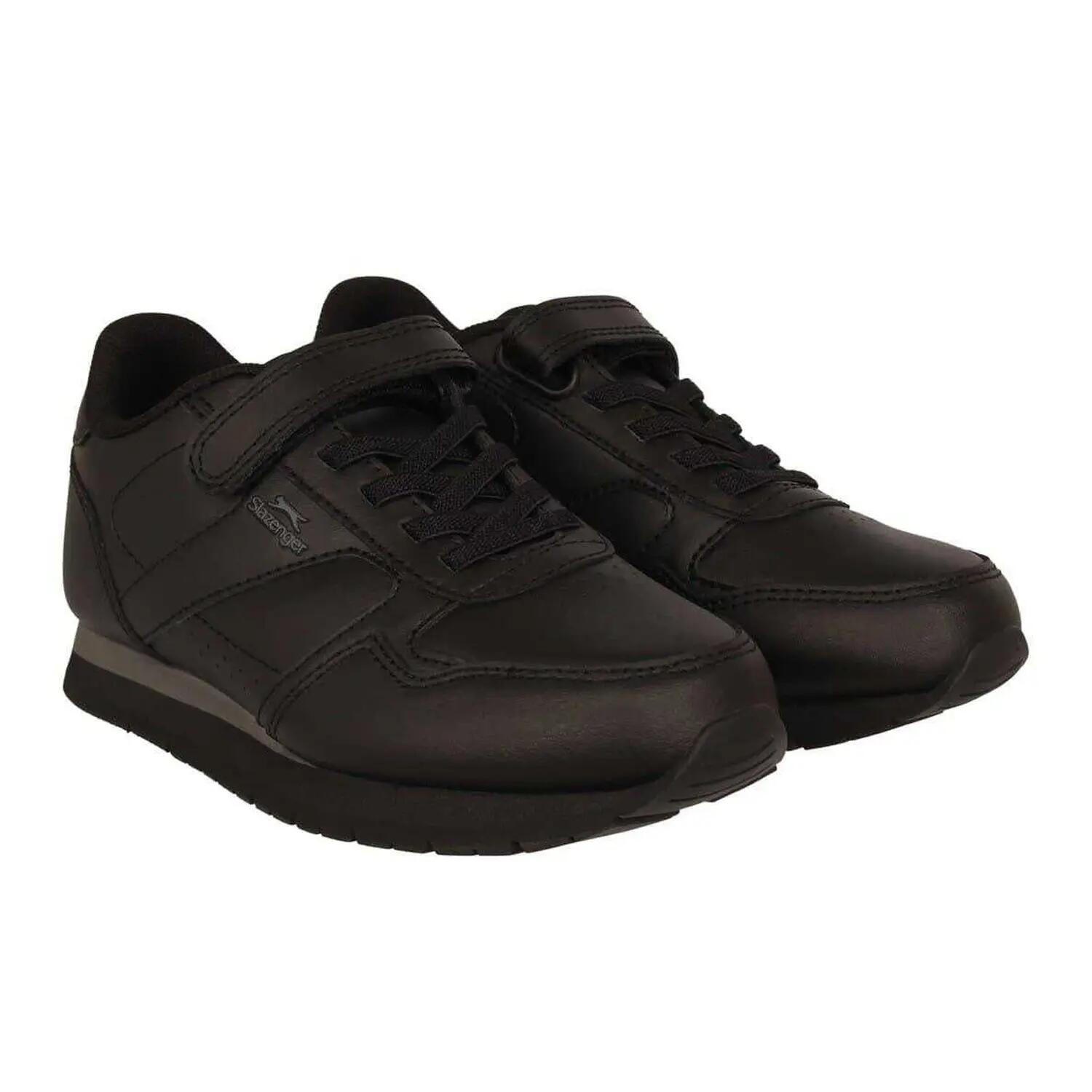 "Classic" Sneaker für , Beschichtetes Leder, Klettverschluss Kinder Schwarz 5/5