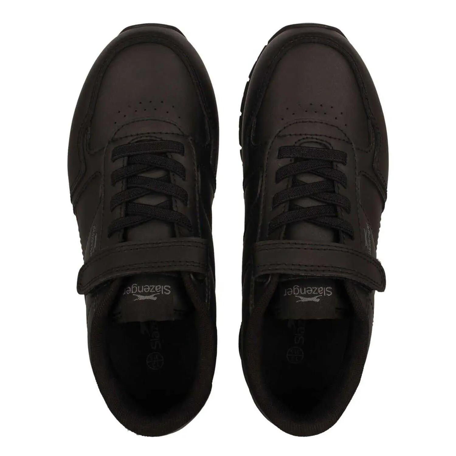 "Classic" Sneaker für , Beschichtetes Leder, Klettverschluss Kinder Schwarz 4/5