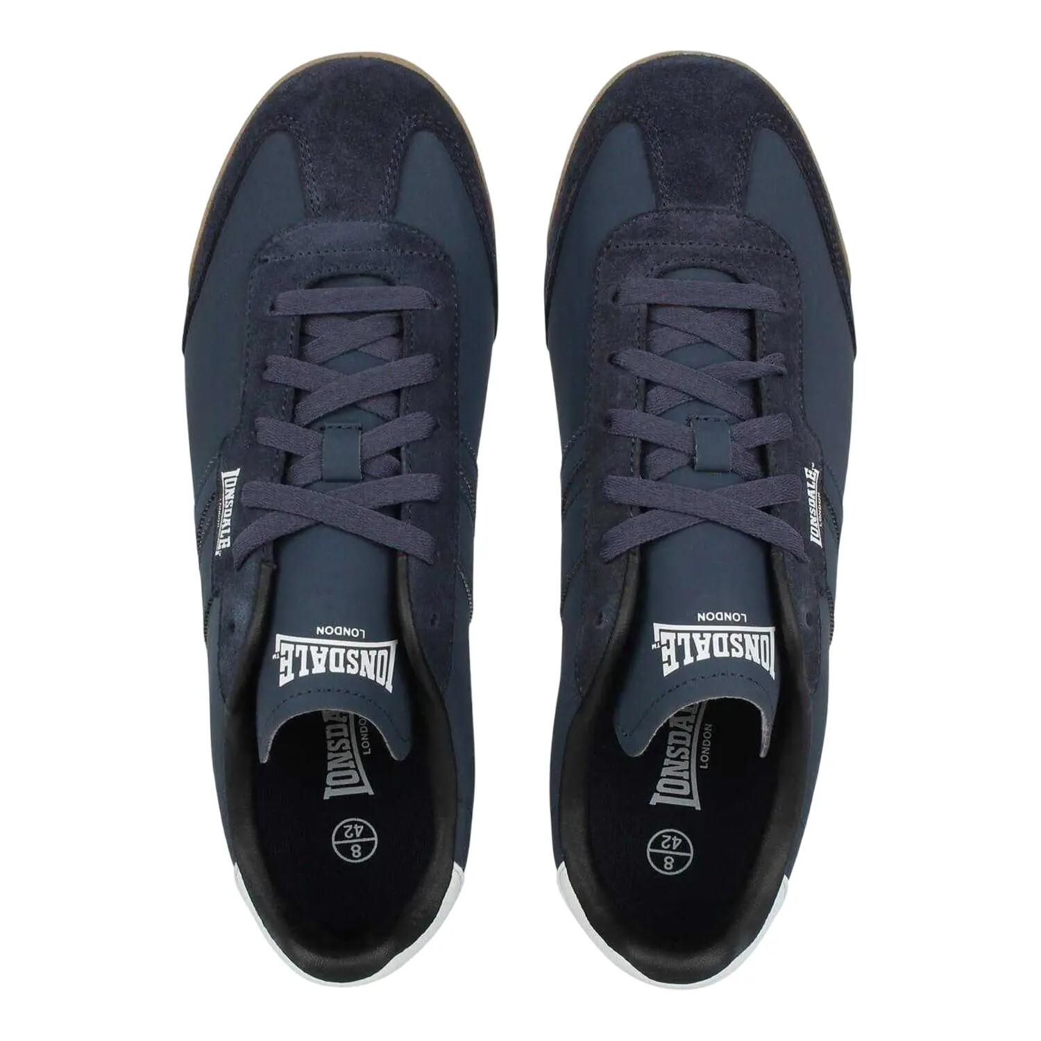 Mens Lambo Side Stripe Trainers (Navy) 4/4