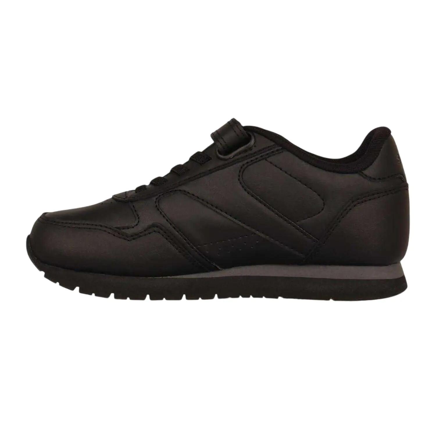 "Classic" Sneaker für , Beschichtetes Leder, Klettverschluss Kinder Schwarz 3/5