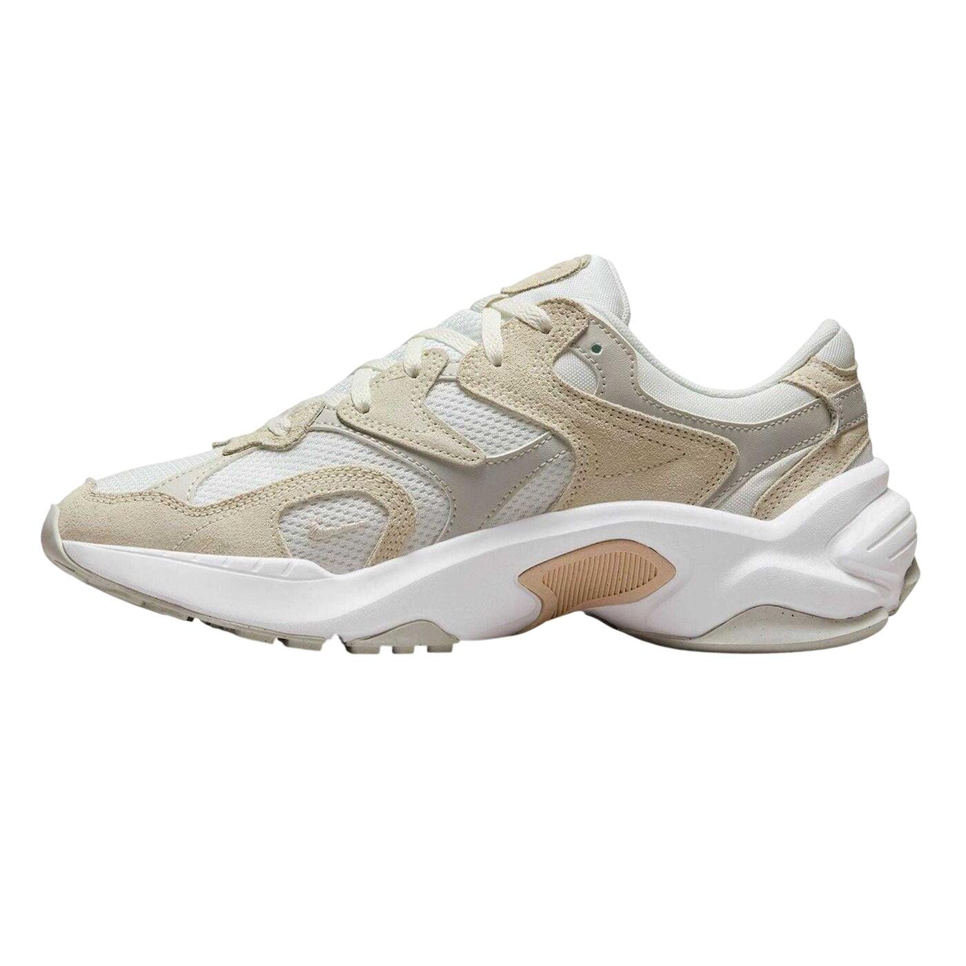 "Al8" Sneaker für , Wildleder, Klobiger Absatz Damen Naturweiß/Knochen 3/4