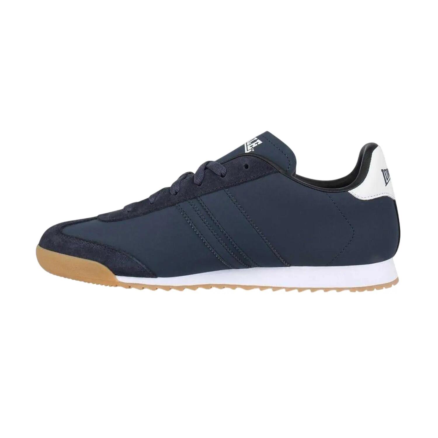 Mens Lambo Side Stripe Trainers (Navy) 3/4