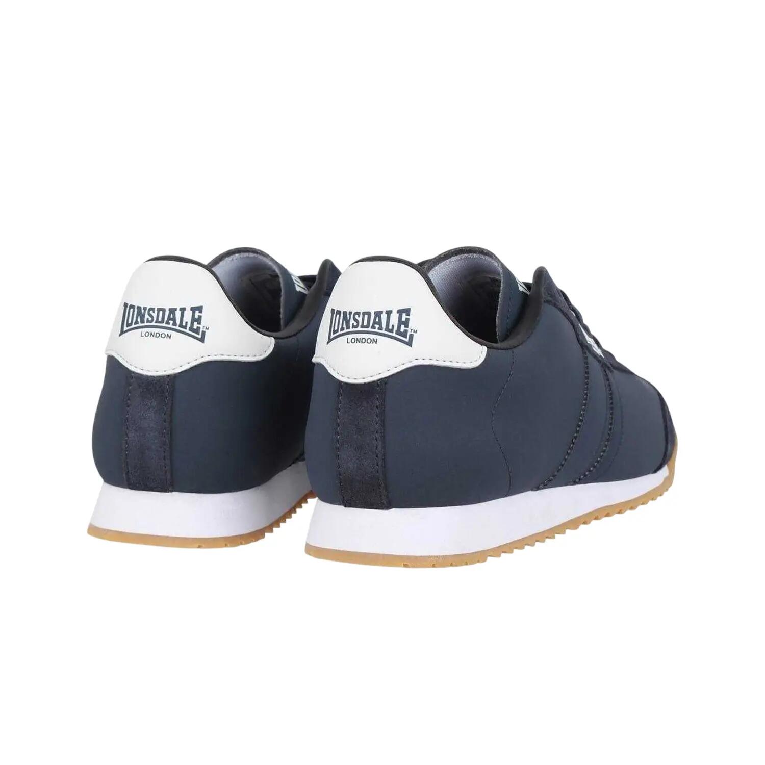 Mens Lambo Side Stripe Trainers (Navy) 2/4