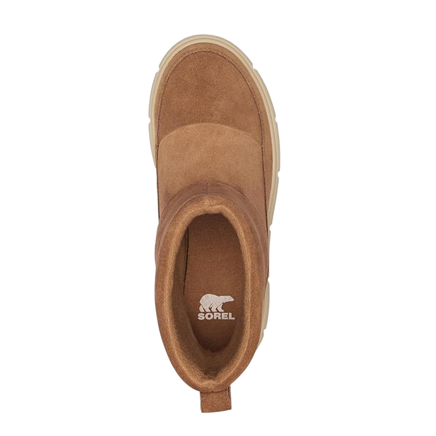 Womens/Ladies Explorer Suede Ankle Boots (Tan/Chalk) 3/4