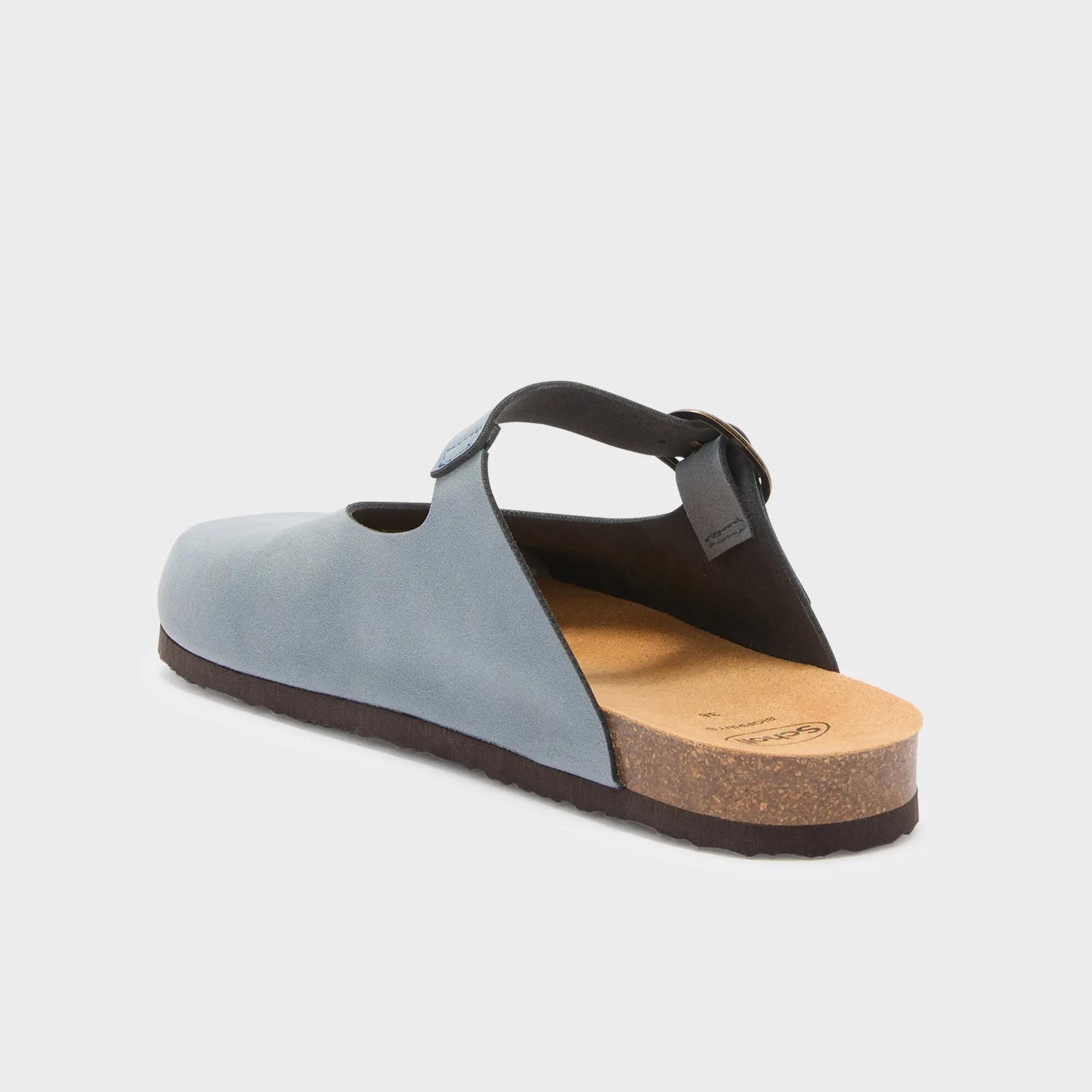 Damen Clogs Jackie Mary Jane Jeansblau 4/4