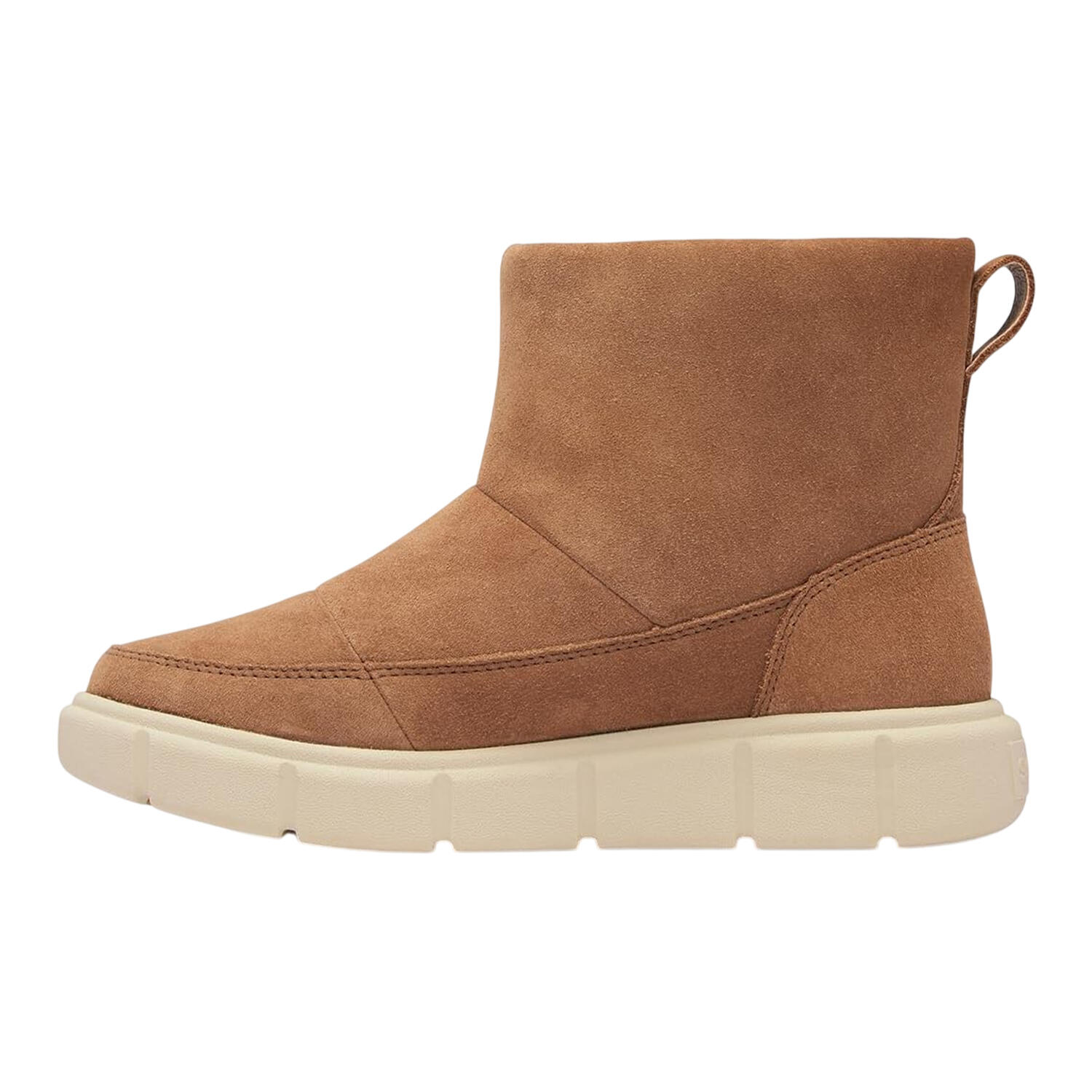Womens/Ladies Explorer Suede Ankle Boots (Tan/Chalk) 2/4