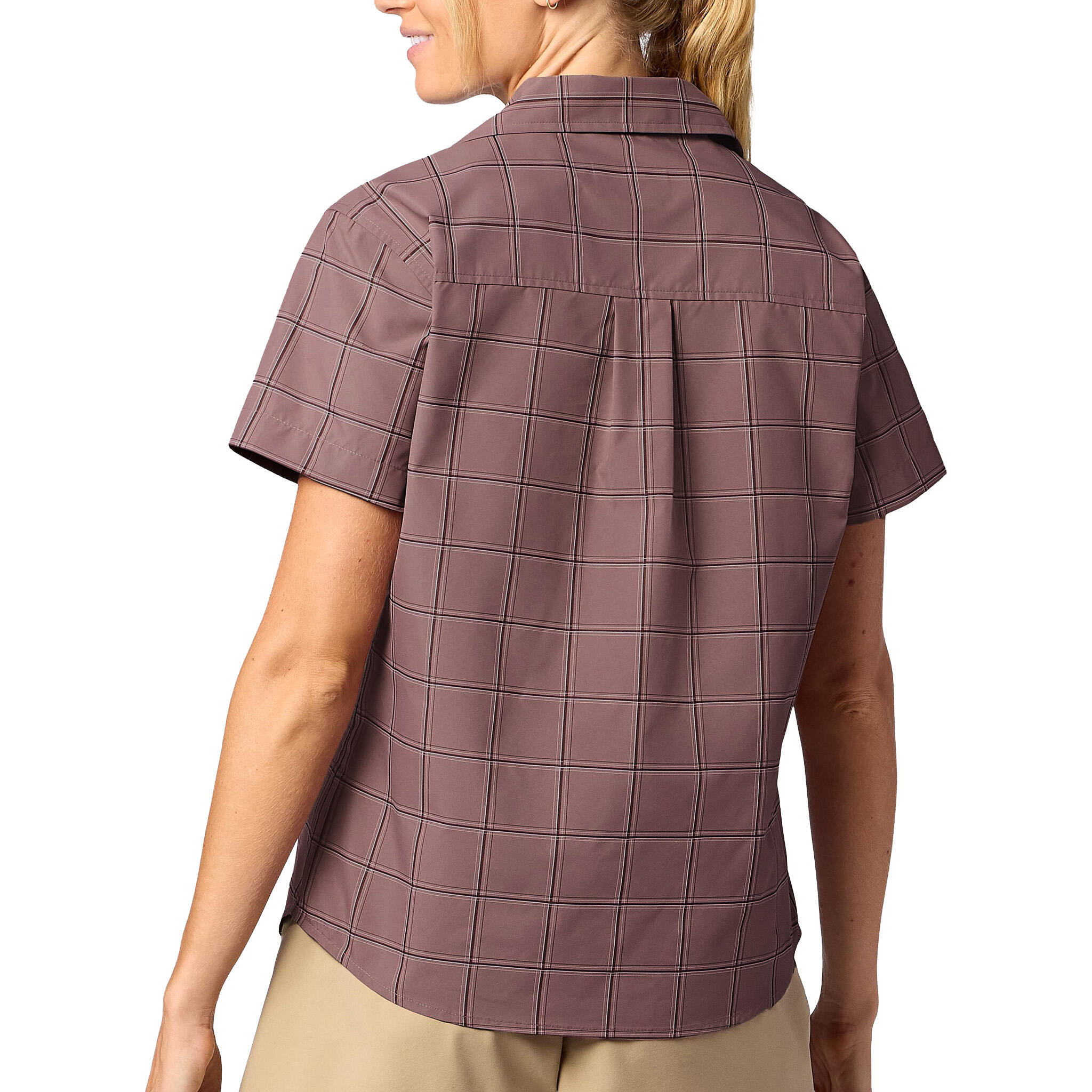 Outdoorbluse atmungsaktiv schnelltrocknend Damen - AirExchange UPF 40 Novelty 2/3